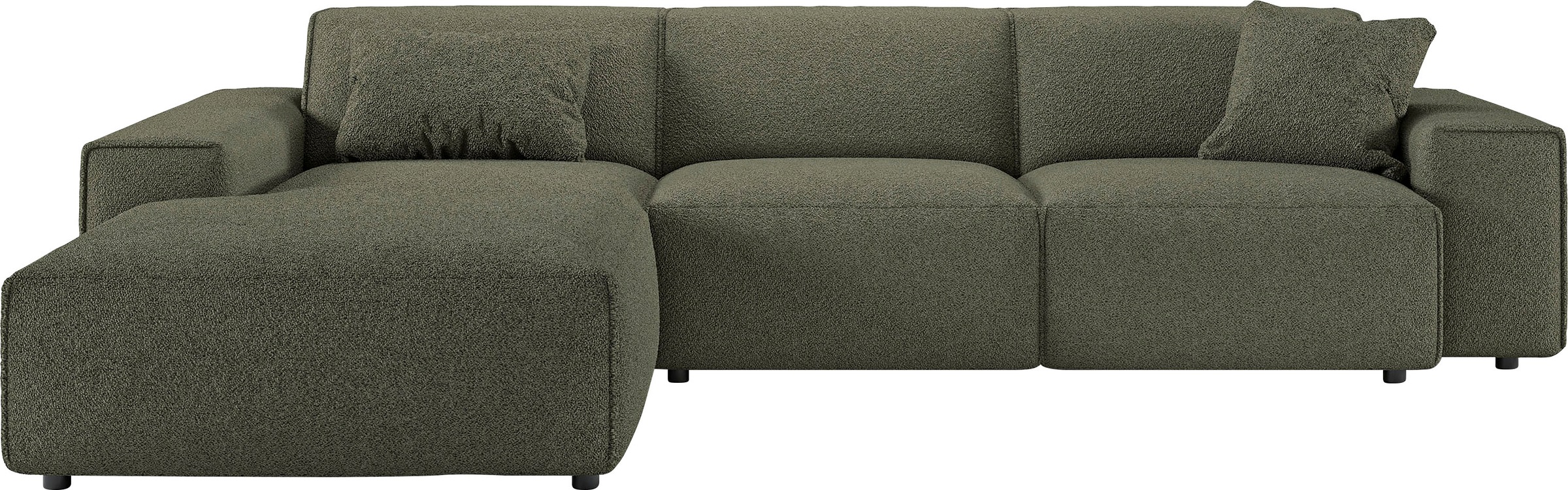 andas Ecksofa »Glimminge auch in Breitcord, Feincord, Bouclé + Easy care-Bezug«, L-Form, Breite 294, Zierkissen
