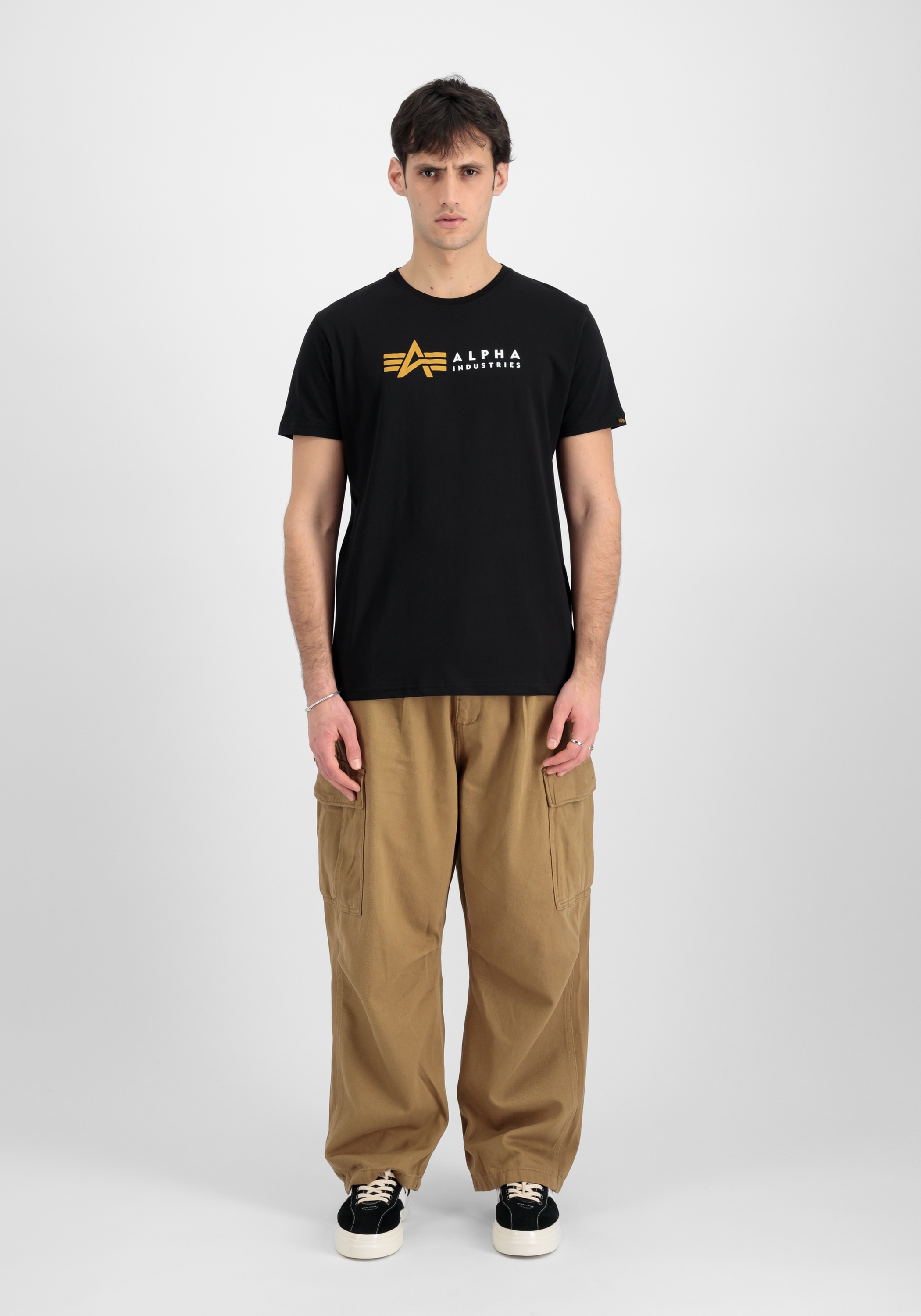 Alpha Industries T-Shirt »Alpha Industries Men - T-Shirts Alpha Label T Puff Print«