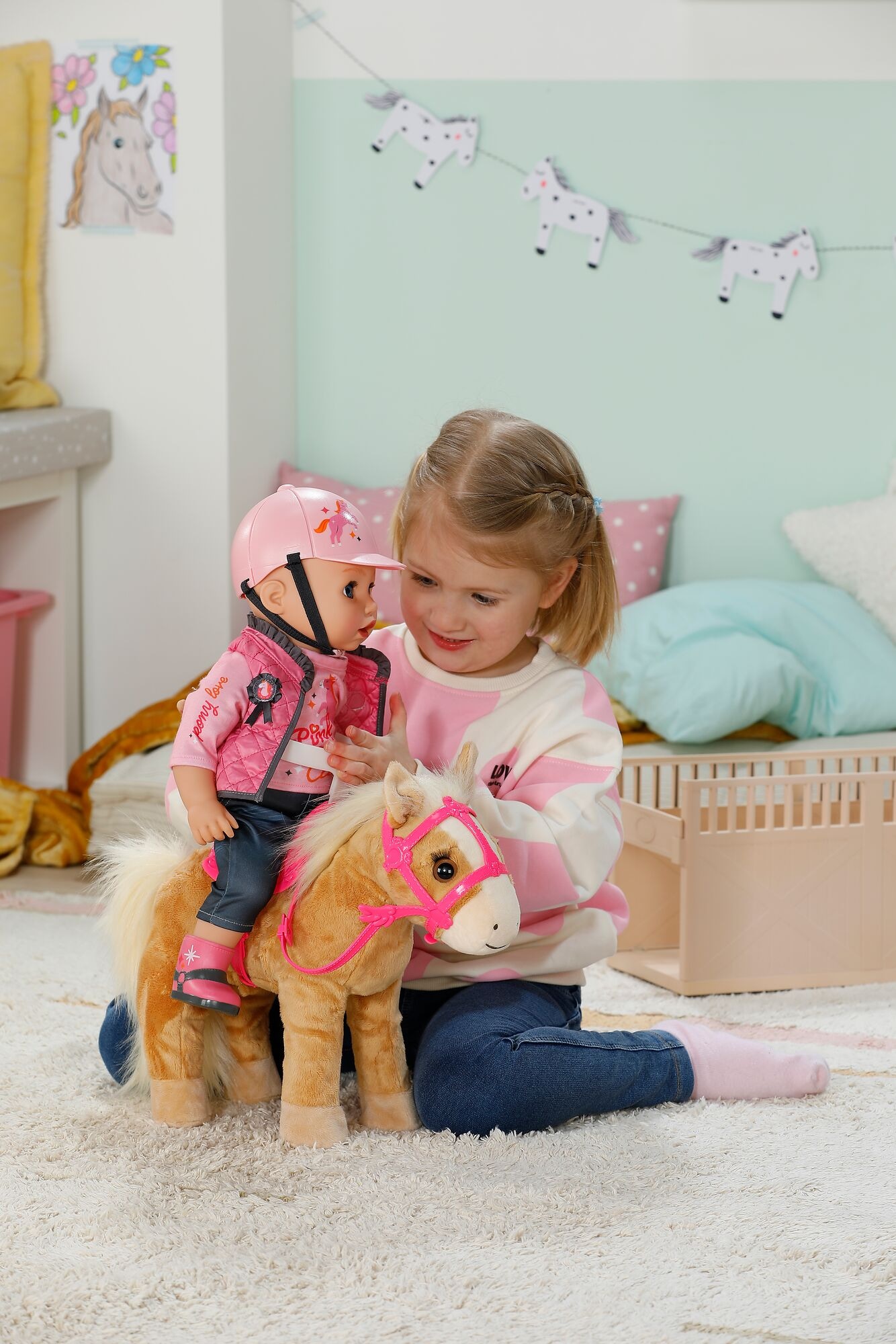 Baby Born Plüschfigur »Mein Pferd Cutie mit Box«