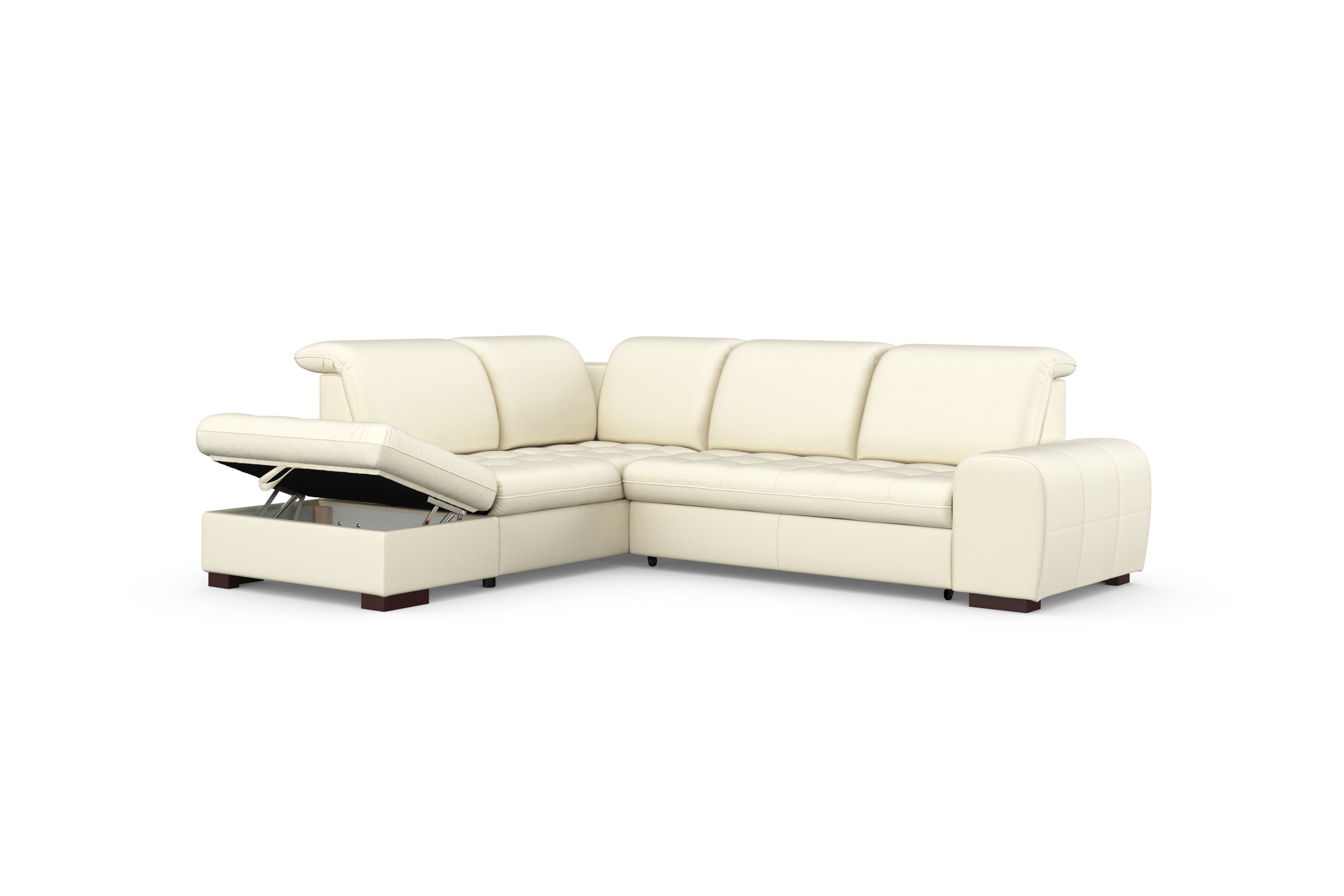 sit&more Ecksofa »Luxor L-Form«, wahlweise mit Bettfunktion, Stauraum und Kopfteilverstellung