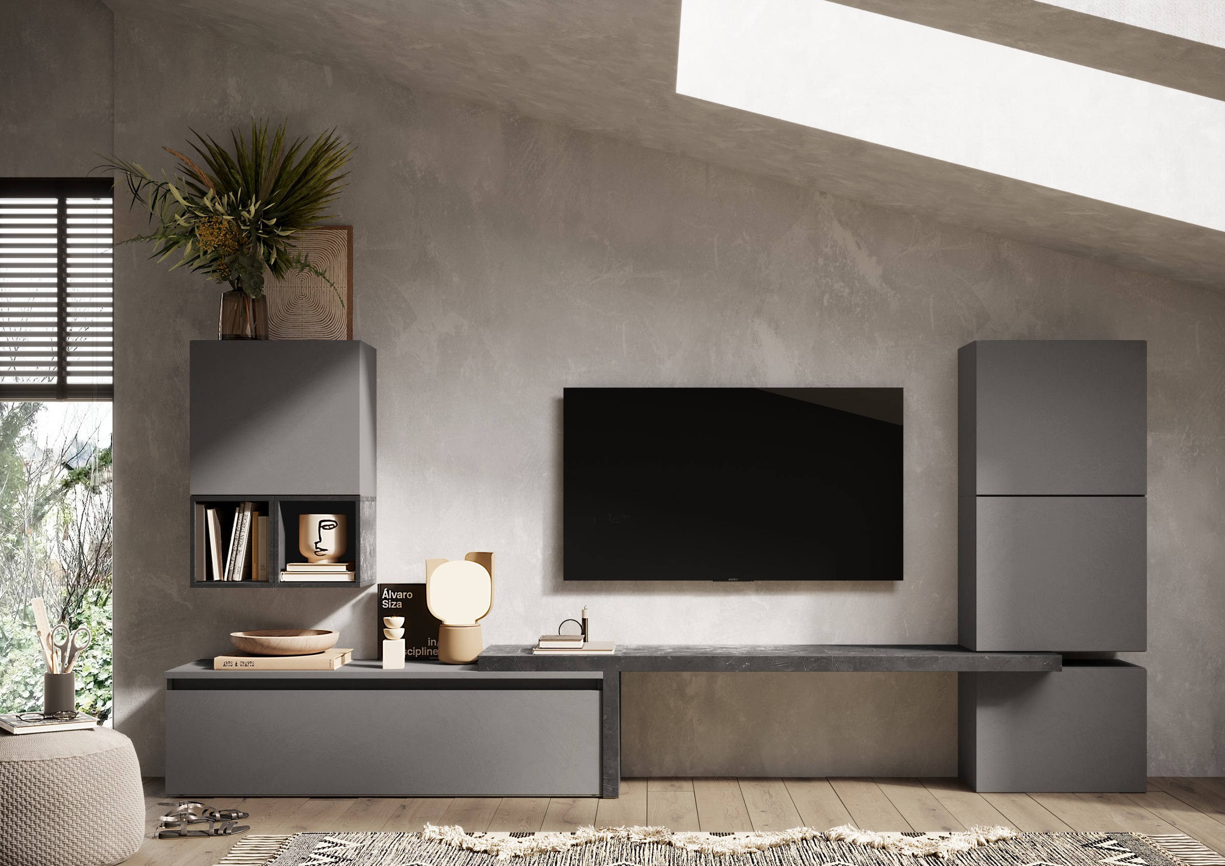 INOSIGN Wohnwand »INFINITY, 7tlg. Breite 290 cm, Höhe variabel, Schrankwand günstig online kaufen