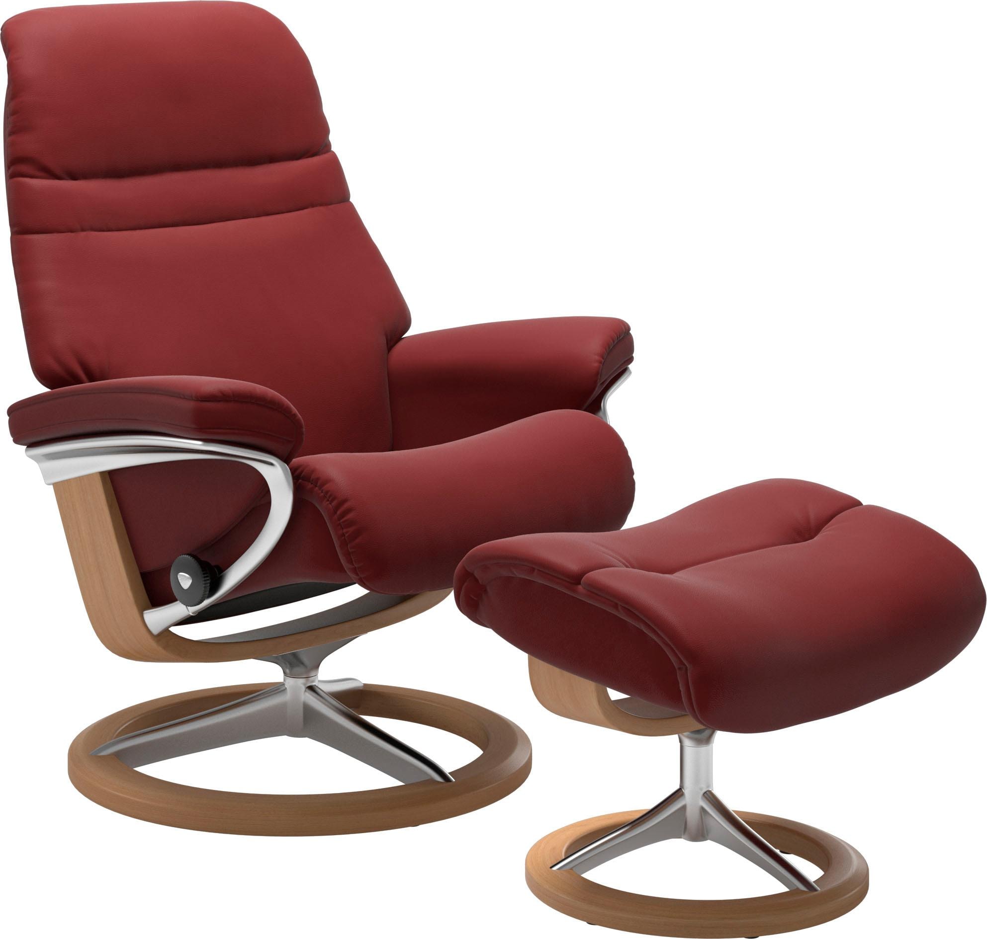 mit Stressless® Relaxsessel Relaxsessel online Eiche Größe Hocker), S, kaufen Gestell Signature mit »Sunrise«, (Set, Base,