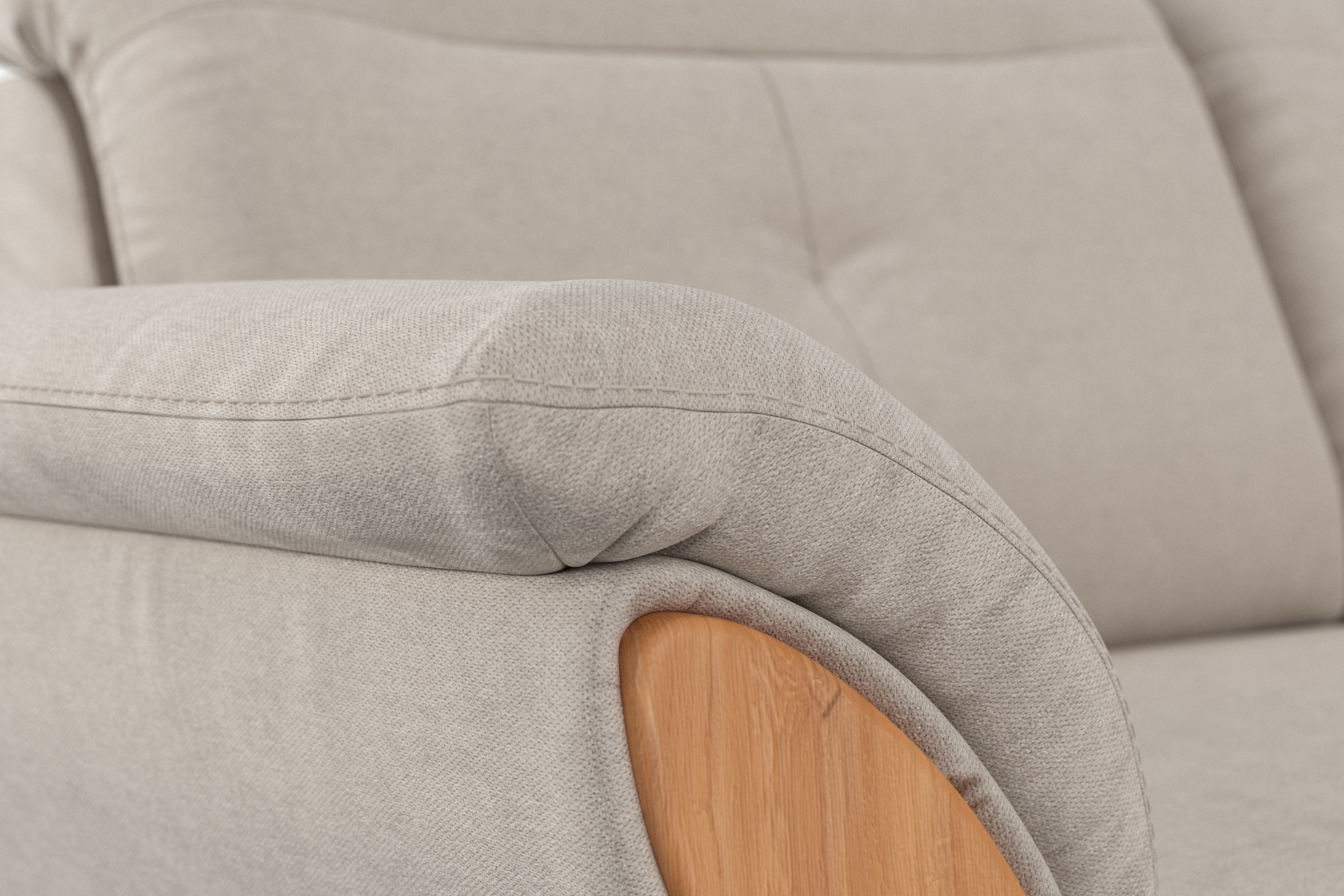 Home affaire Ecksofa »Dangast L-Form«, Kopfteilverstellung, wahlweise mit motorischer Relaxfunktion