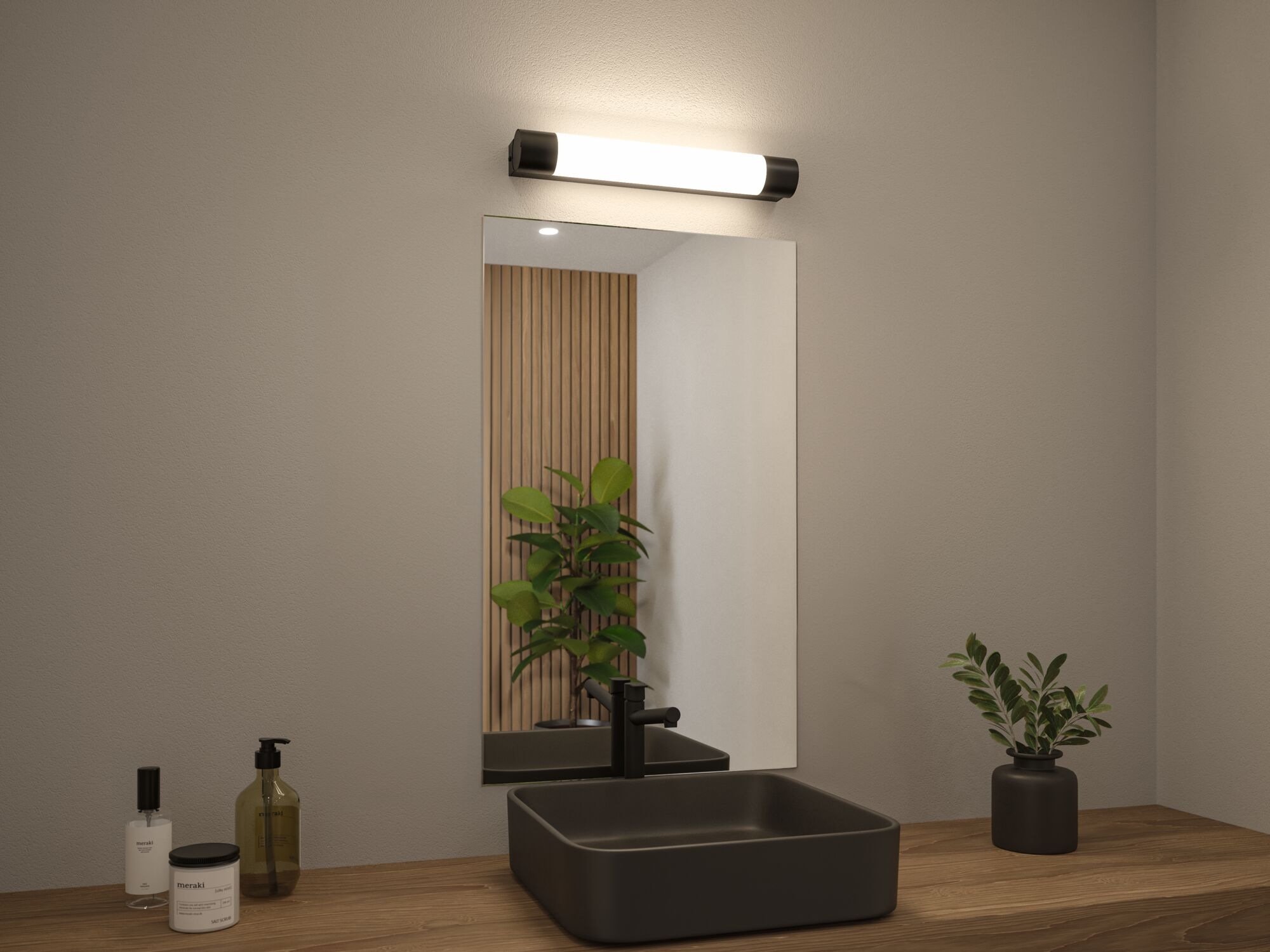 Paulmann LED Spiegelleuchte »Selection Bathroom Spiegelleuchte Orgon IP44 3000K 230V 7,5W«, 1 flammig, Badezimmerleuchte