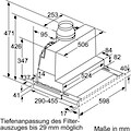 BOSCH Flachschirmhaube »DFR067A52«