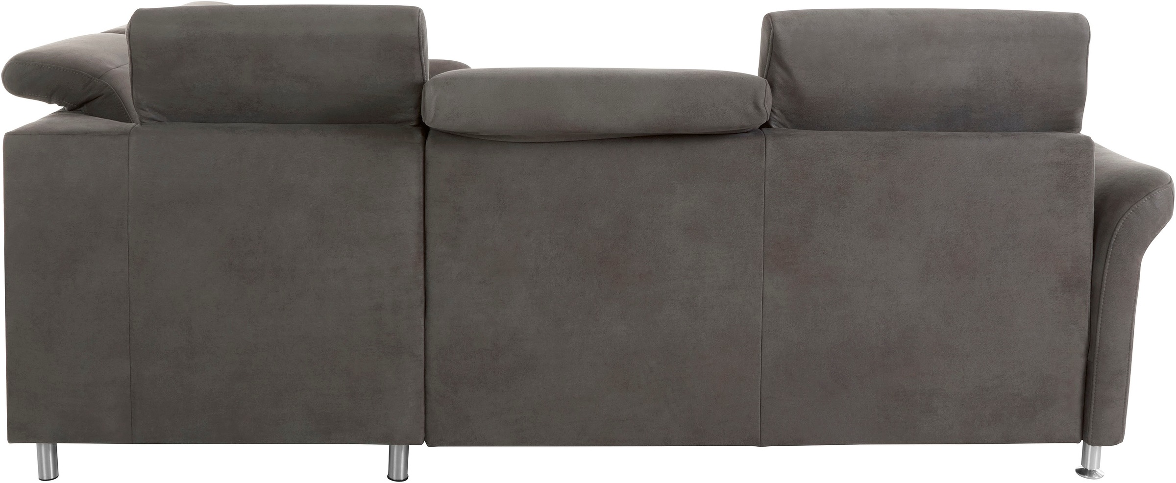 sit&more Ecksofa »Darwin L-Form«, inklusive Federkern, wahlweise mit Kopfteilverstellung, Bettfunktion