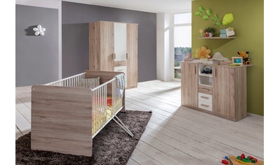 Babyzimmer-Komplettset »Bergamo«, (Set, 3 St.)