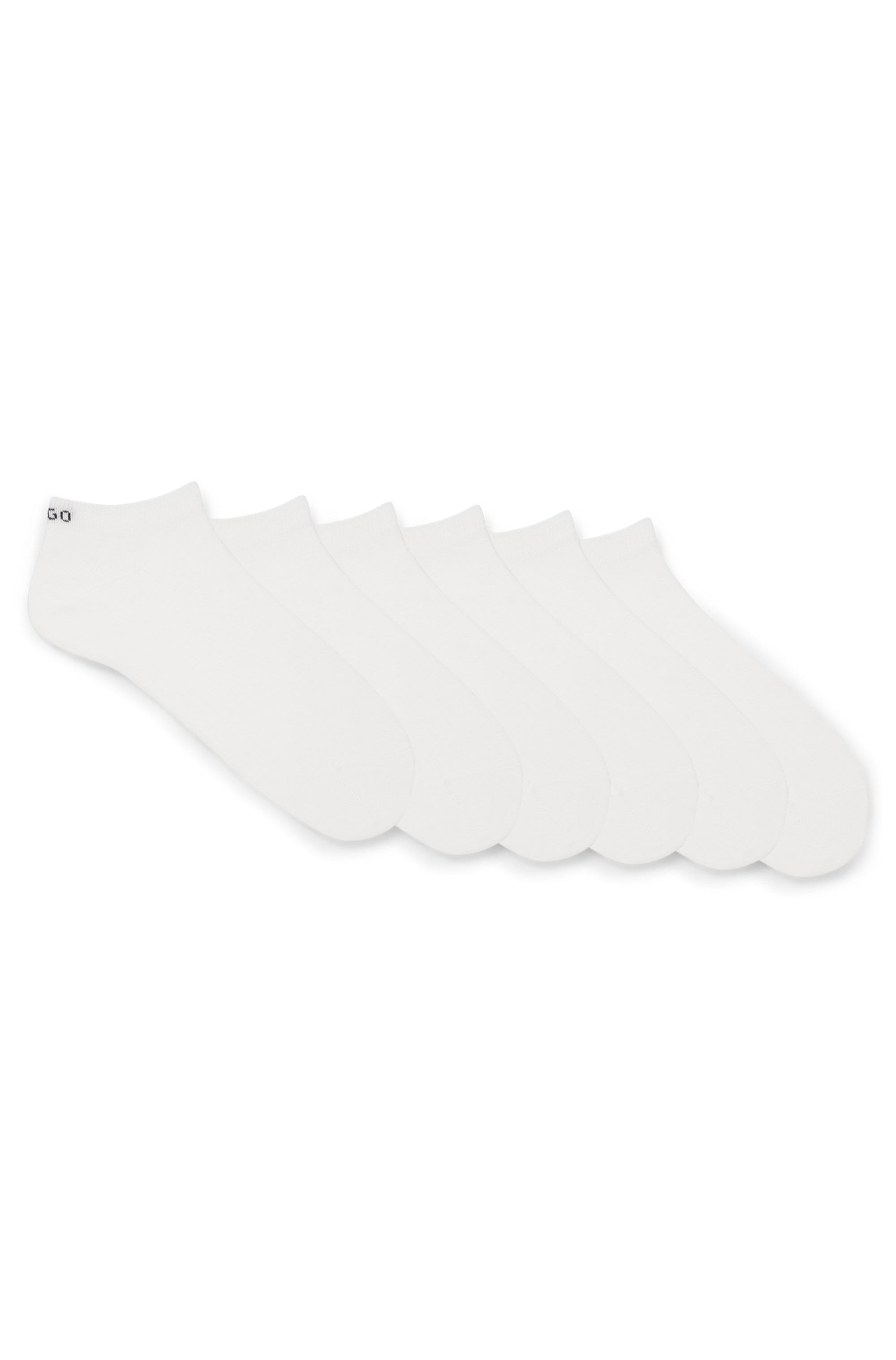 HUGO Underwear Sneakersocken »Socken 6P AS UNI CC W 10«, (6 Paar), mit Markenschriftzug am Bündchen