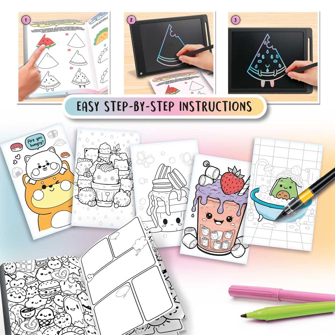 Lisciani Malvorlage »Kids Art - Kawaii Lab«