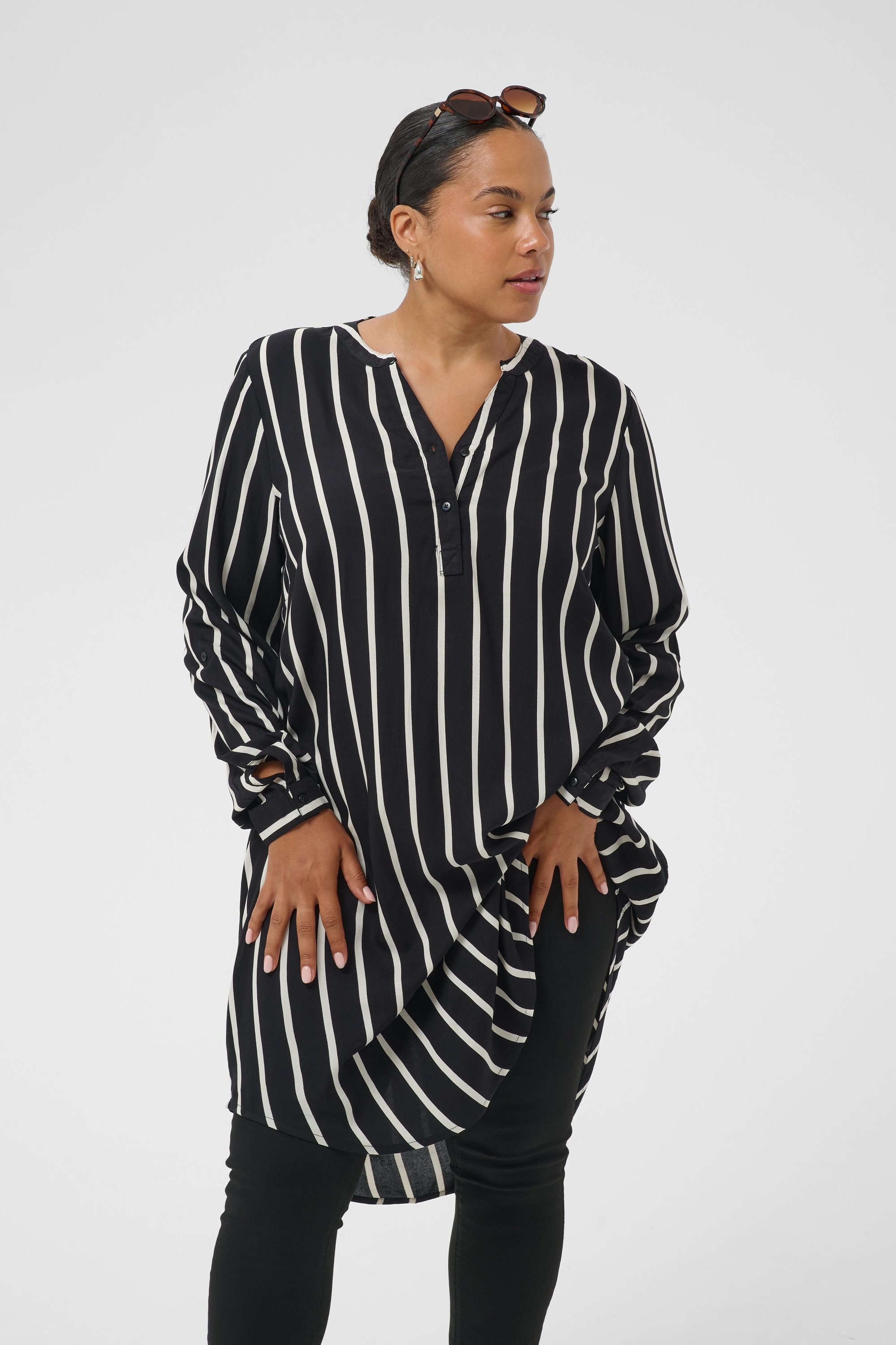 KAFFE Curve Midikleid »Damen Kleid KCmilana«