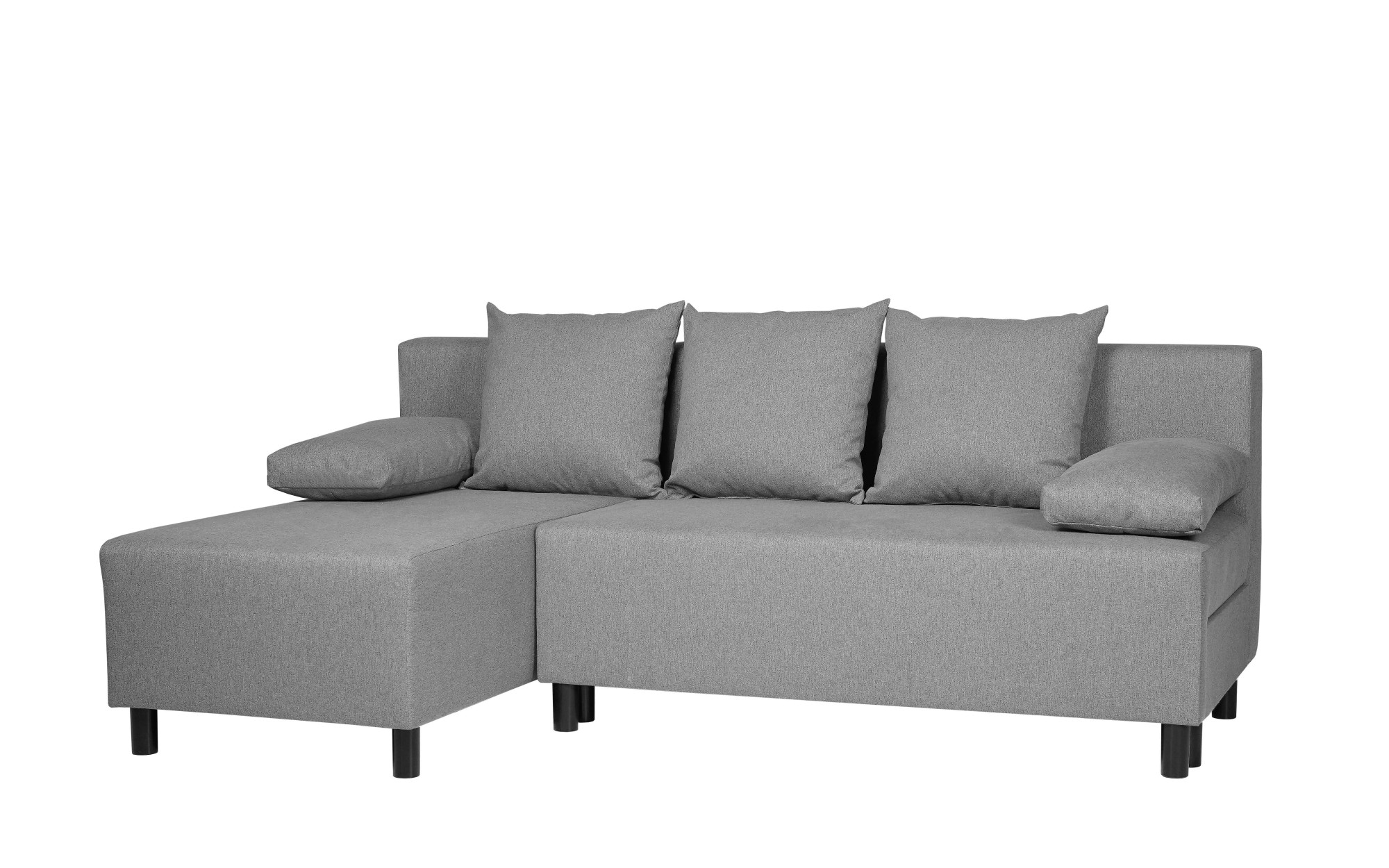 INOSIGN Ecksofa »IWALANI, Schlafsofa mit Bettkasten, Recamiere beidseitig montierbar«, L-Form, B/T/H 199/135/83 cm, Struktur weich & Velvet