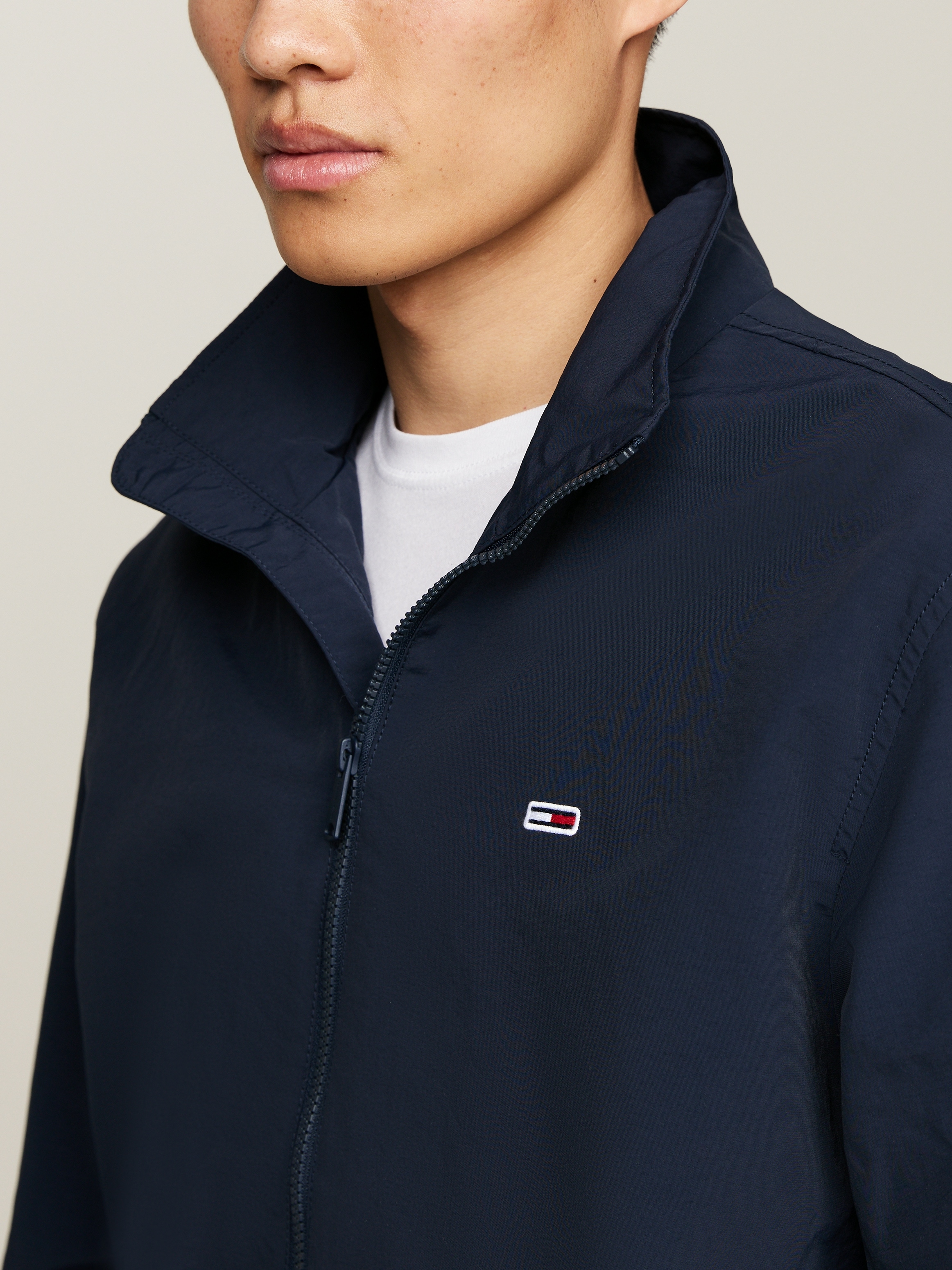 Tommy Jeans Plus Collegejacke »TJM ESSENTIAL JACKET EXT«, Große Größen und Logostickerei