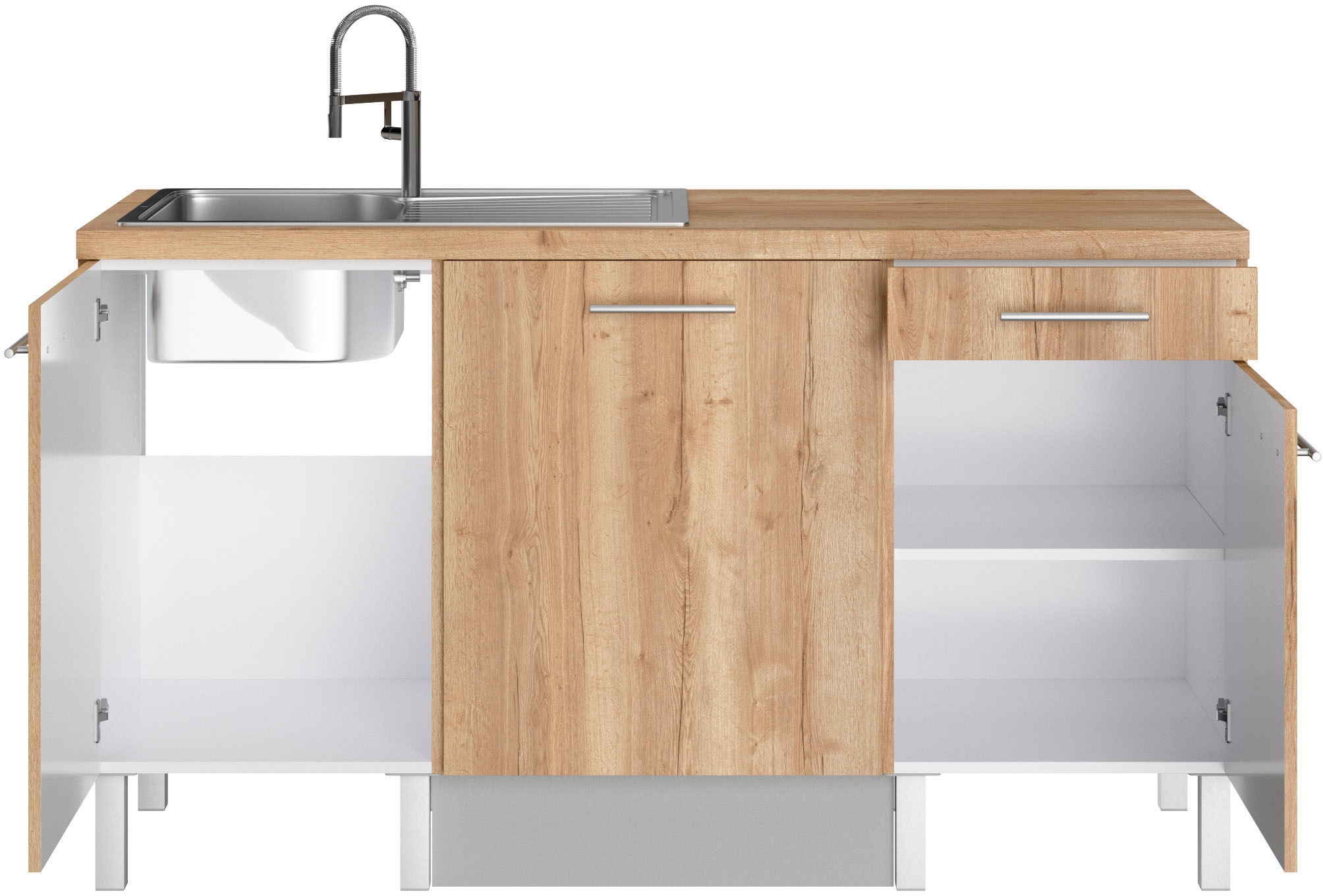 OPTIFIT Pantryküche »Lilly«, Breite 160 cm, wahlweise mit E-Geräten