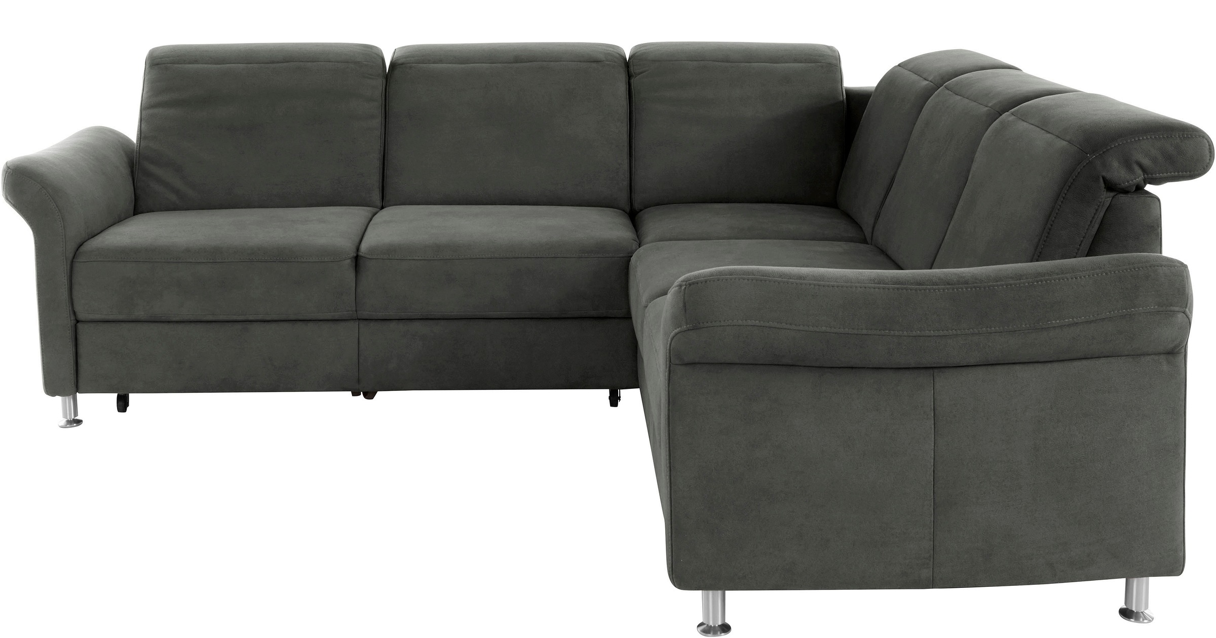 sit&more Ecksofa »Darwin L-Form«, inklusive Federkern, wahlweise mit Kopfteilverstellung, Bettfunktion