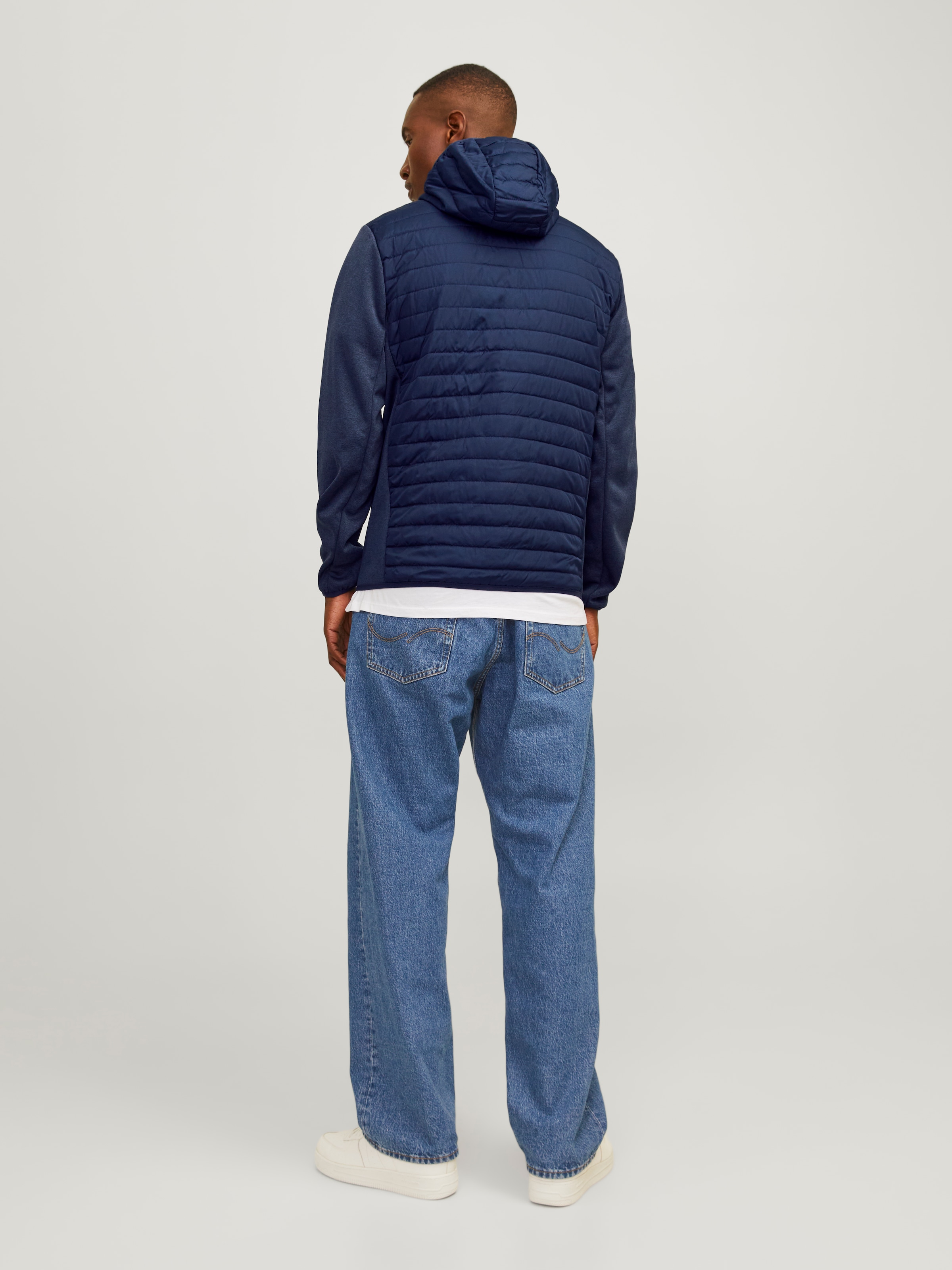 Jack & Jones Steppjacke »JJEMULTI mit Kapuze und Futter« mit Kapuze unifarben, modisch, regular fit, Polyester