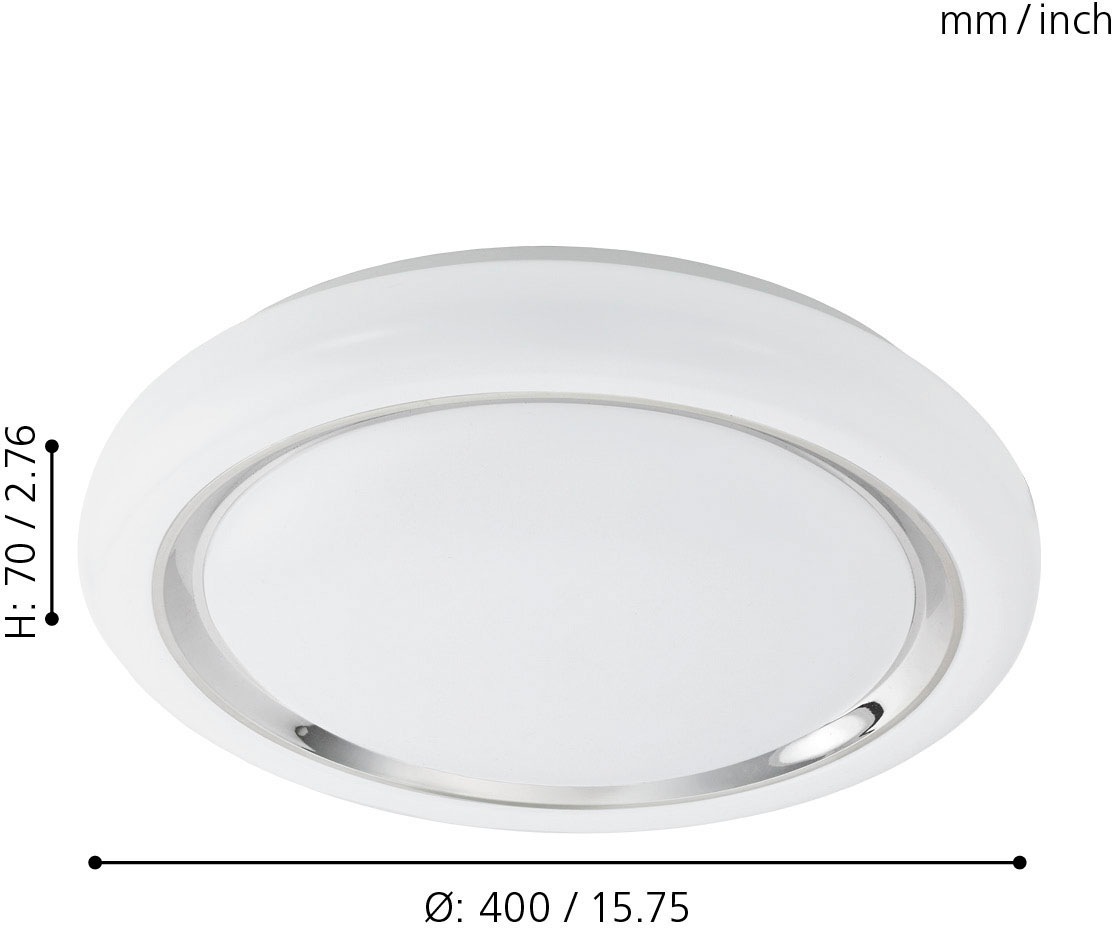 EGLO Deckenleuchte »CAPASSO«, 1 flammig, Leuchtmittel LED-Board   LED fest günstig online kaufen