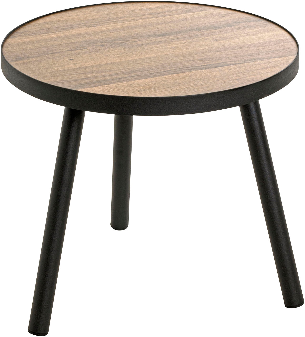 HAKU Beistelltisch »Sofatisch, Wohnzimmertisch« 1 Stk. tlg. rund - aus MDF Braun - Ø/H 40/36 cm