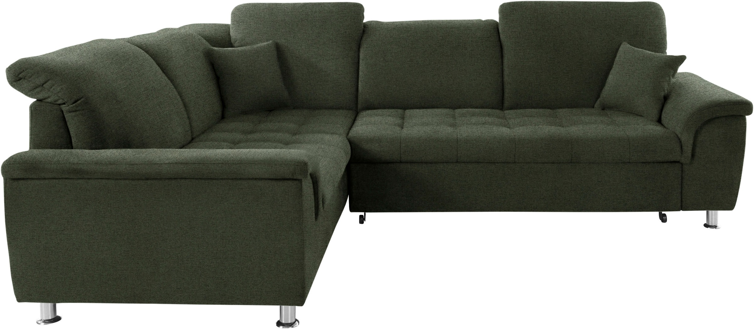 DOMO collection Ecksofa »Franzi L-Form«, wahlweise mit Kopfteilverstellung günstig online kaufen