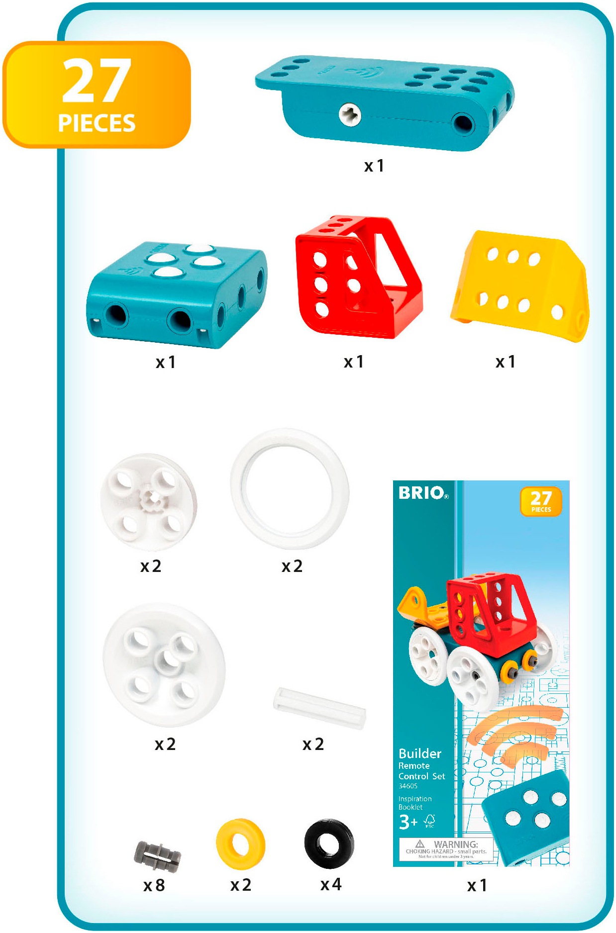 BRIO® RC-Auto »BRIO Builder - Auto mit Fernsteuerung«