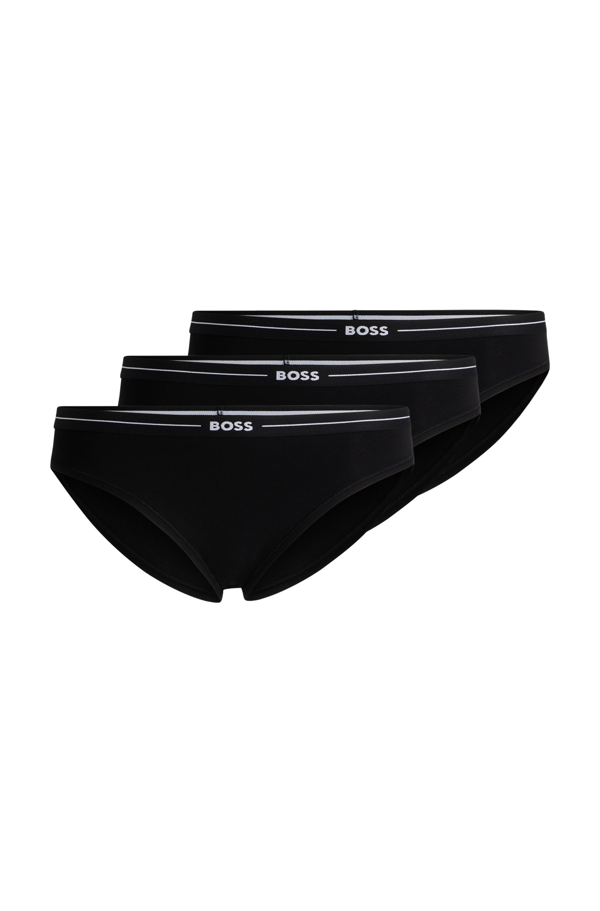 BOSS Slip »3P BRIEF«, (Packung, 3 St., 3er), mit elastischen Logobund
