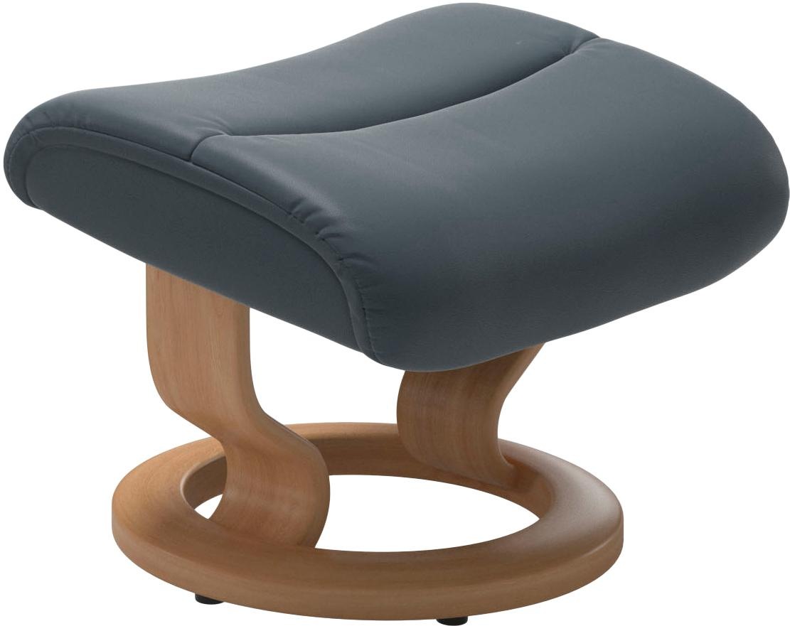 Stressless® Relaxsessel »View«, (Set, Relaxsessel mit Hocker), mit Classic Base, Größe M,Gestell Eiche