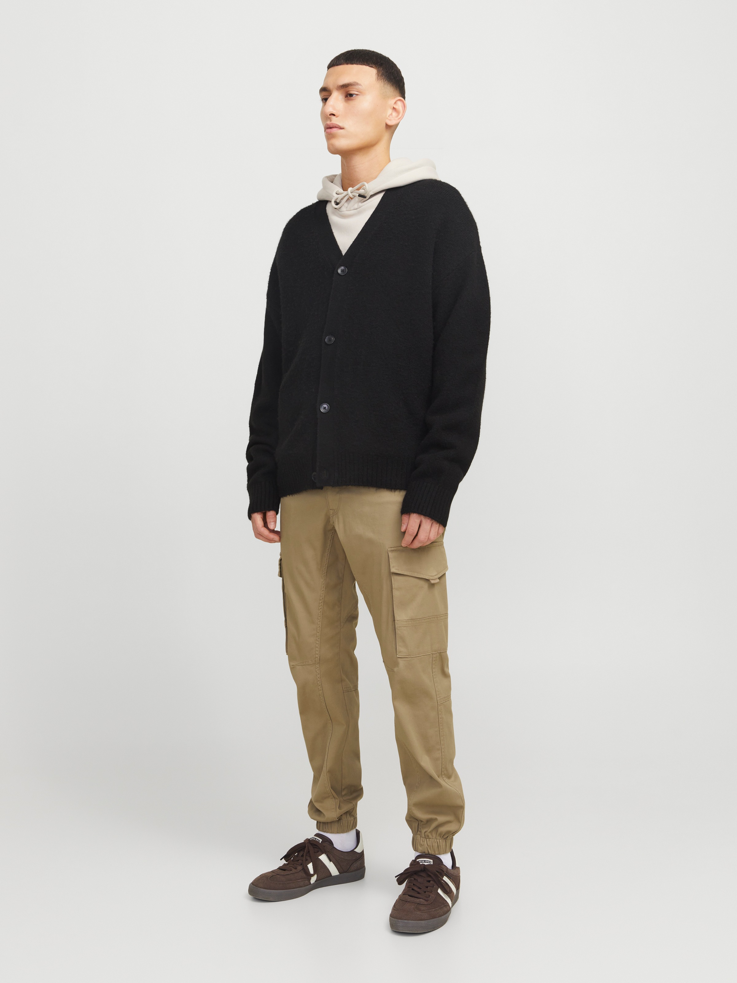 Jack & Jones Cargohose »JPSTPAUL JJFLAKE CARGO NOOS«, mit Beintaschen