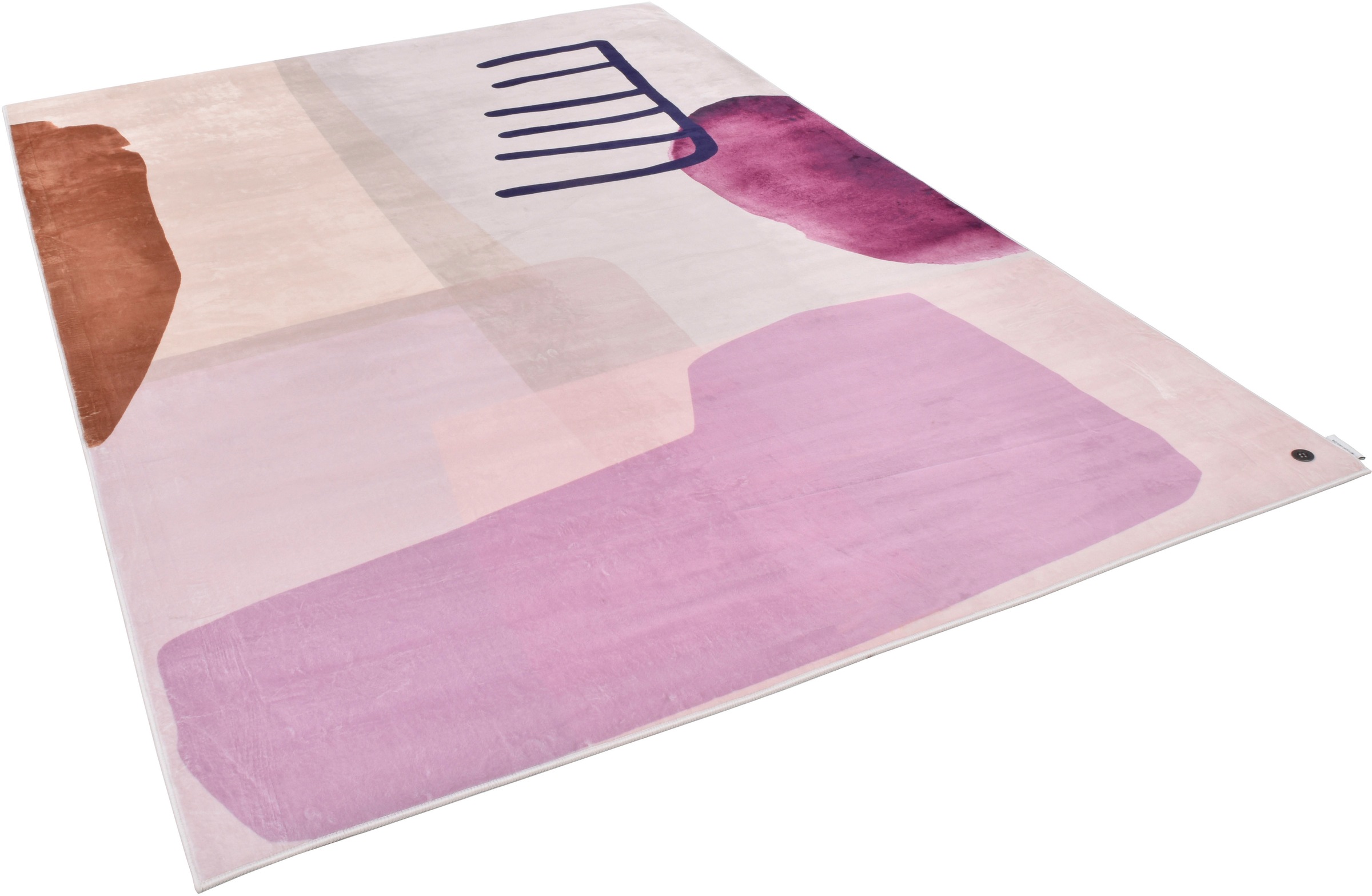 TOM TAILOR HOME Teppich »Shapes - TWO«, rechteckig, 5 mm Höhe, Kurzflor, bedruckt, modernes Design
