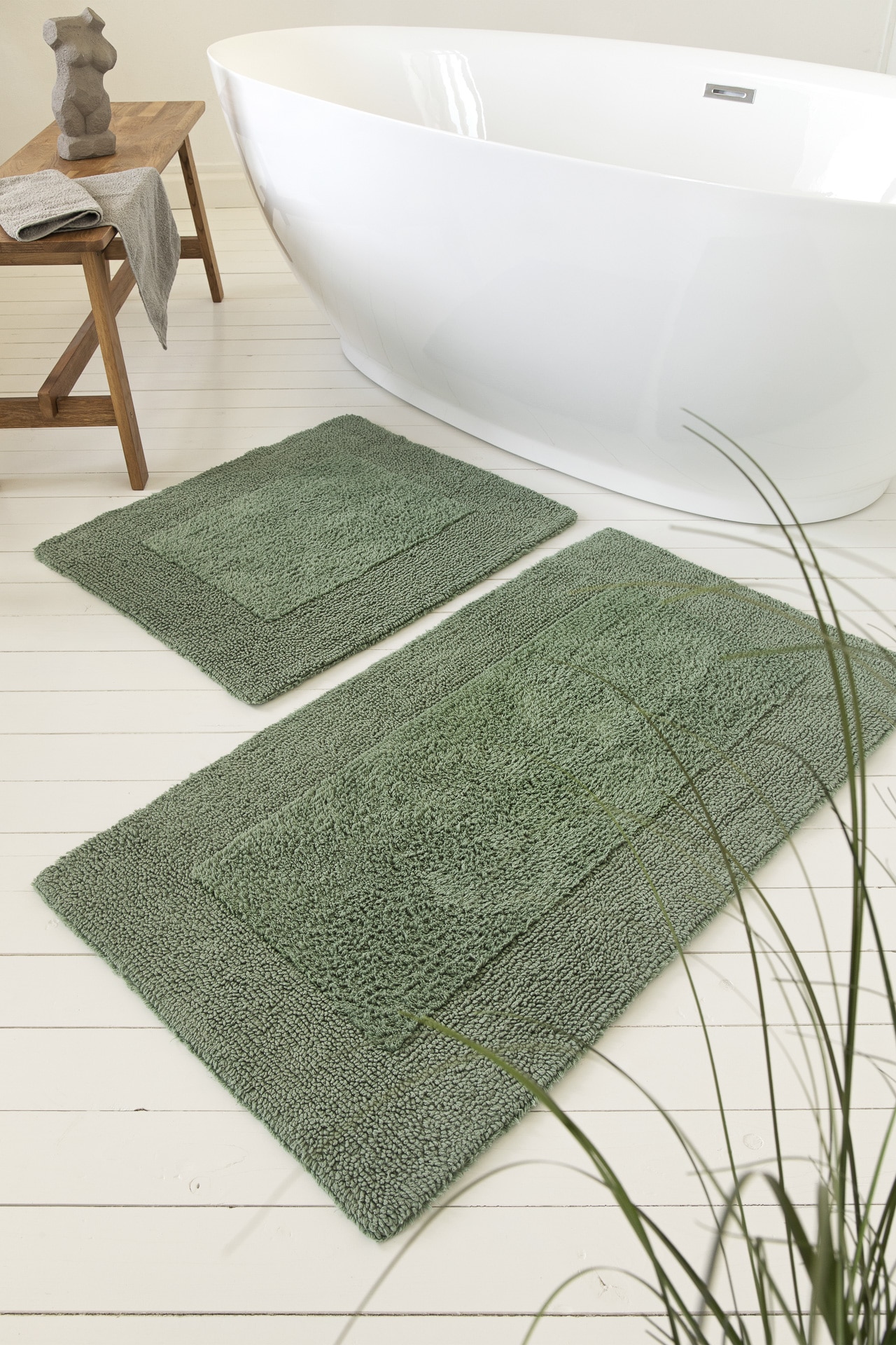 Wecon home Basics Badematte »Finn«, waschbar, robust, saugfähig, pflegeleic günstig online kaufen