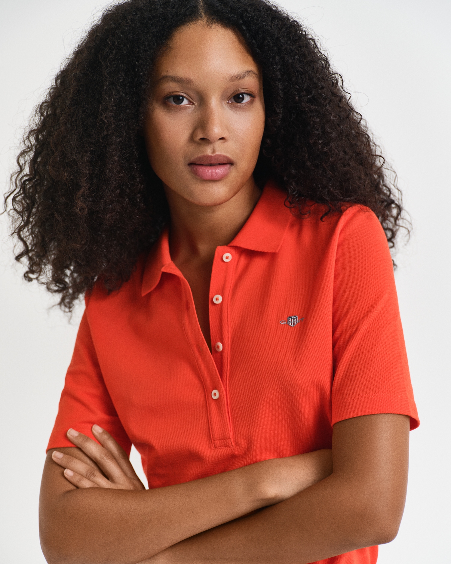 Gant Poloshirt »SLIM SHIELD KA PIQUE POLO«, mit grafischer Logostickerei auf der Brust