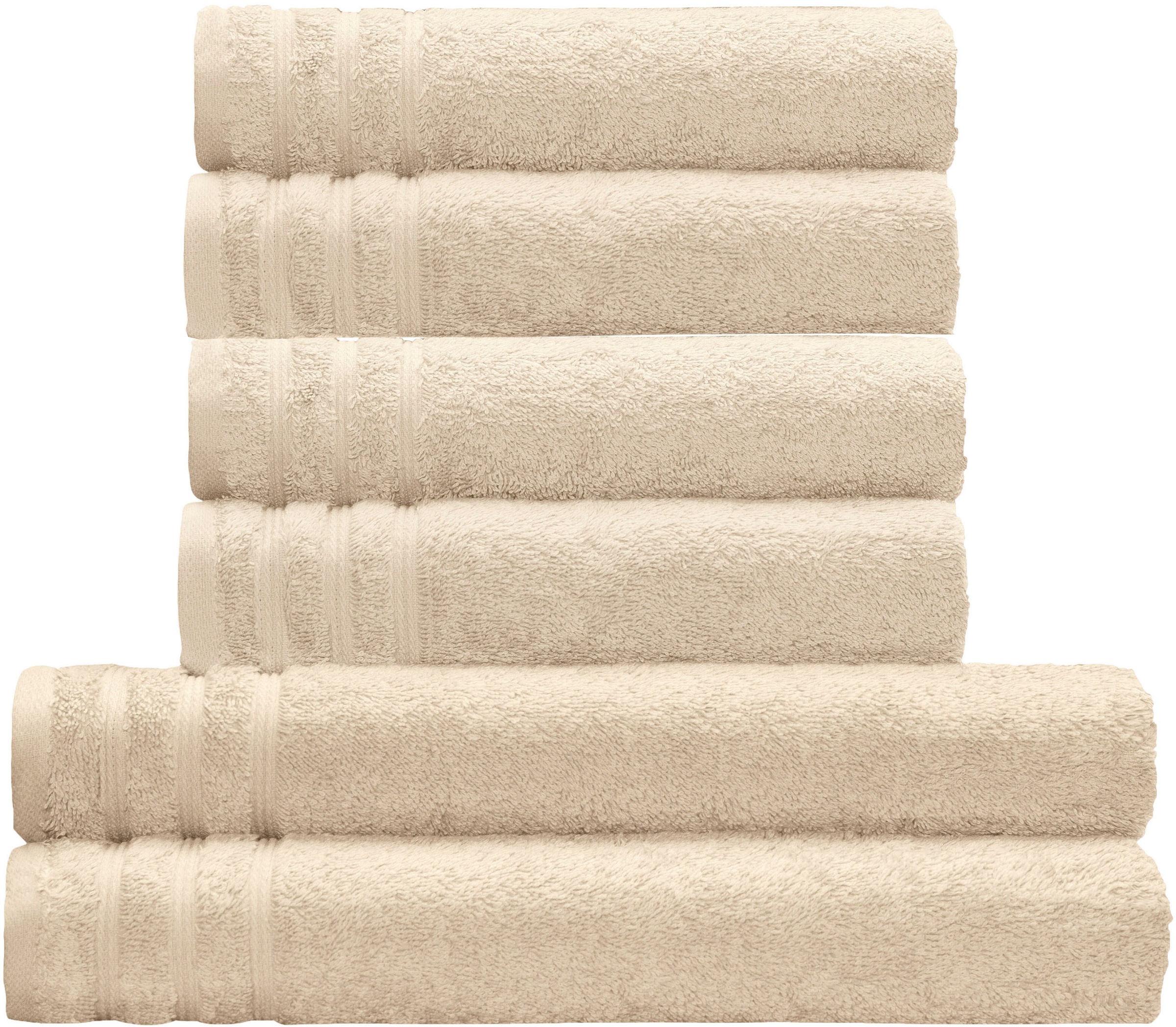 Kleine Wolke Handtuch Set »Royal, 6 Stück (4x Handtücher 50/100 cm + 2x Dus günstig online kaufen