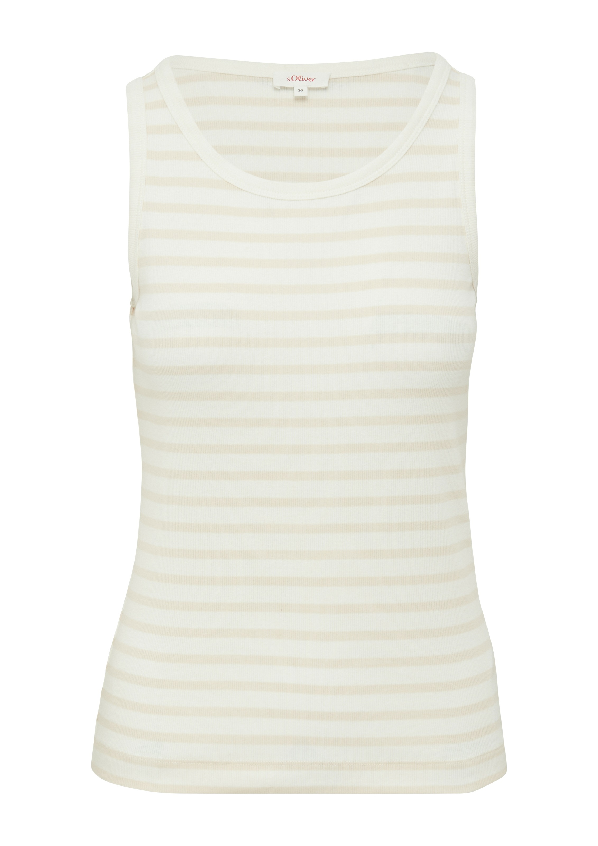 s.Oliver Ripptanktop, mit Rippstruktur