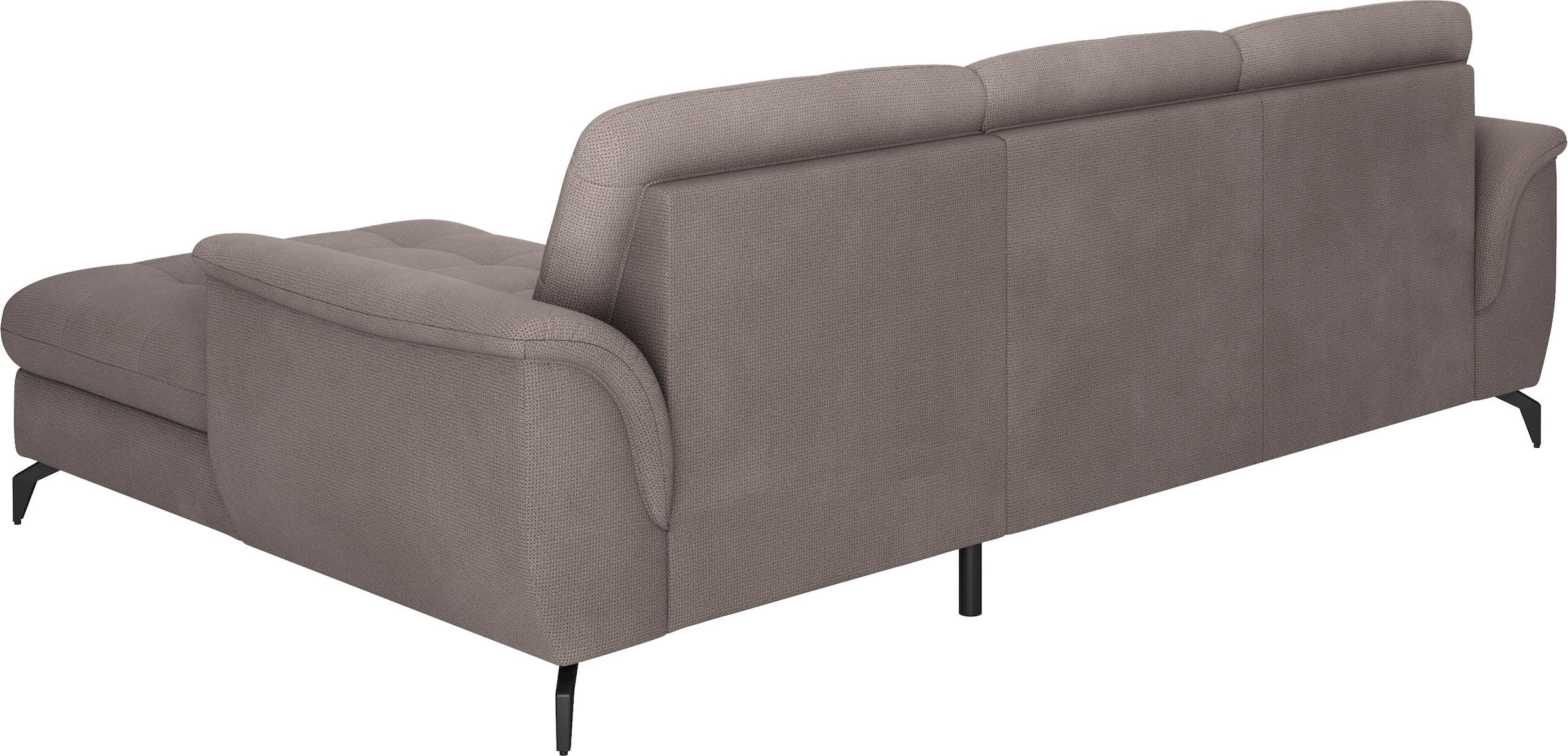 sit&more Ecksofa »Zora L-Form«, wahlweise mit Bettfunktion und Bettkasten