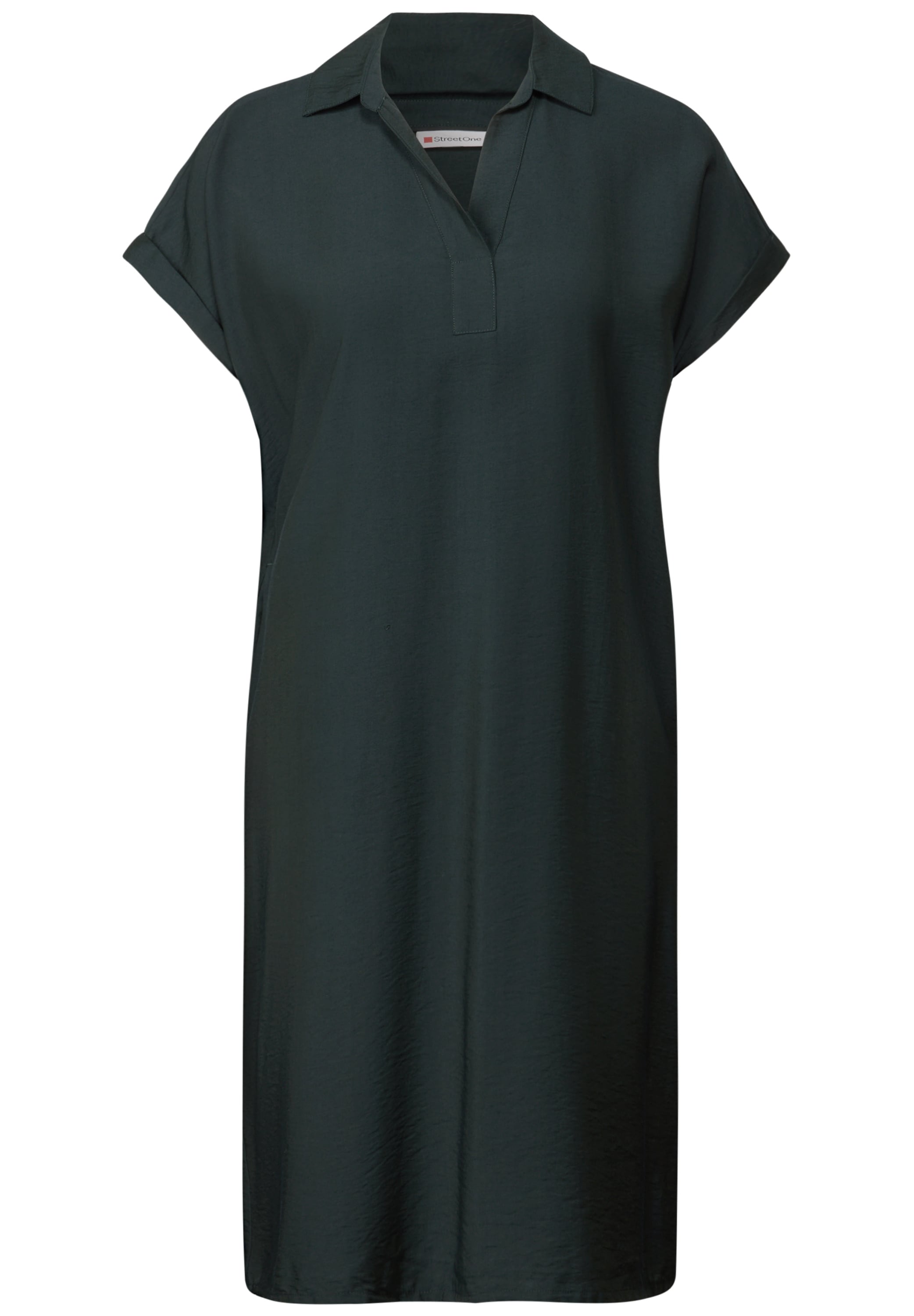 STREET ONE Shirtkleid, mit geschlitztem Ausschnitt