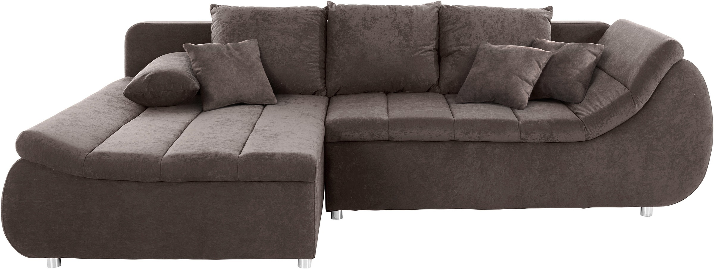 Home affaire Ecksofa »Imola, elegant und modern, aktuelle Steppung im Sitz, günstig online kaufen