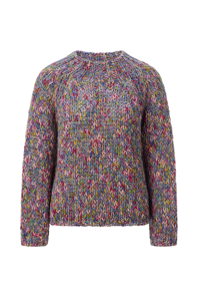 RICHROYAL Strickpullover Regular fit mit Rundhalsausschnitt