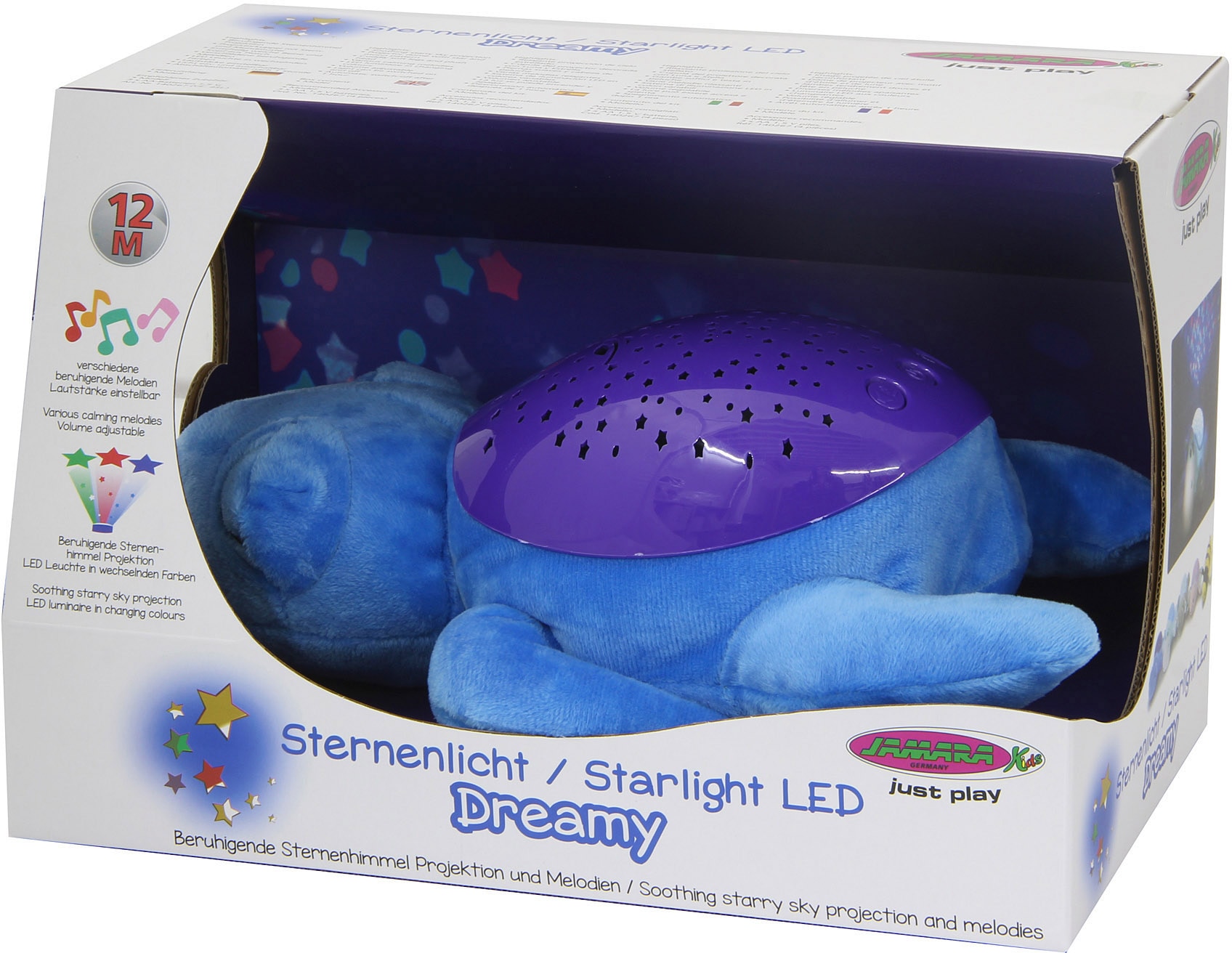 Jamara Kuscheltier »Sternenlicht Dreamy, Schildkröte«, mit Licht und Sound