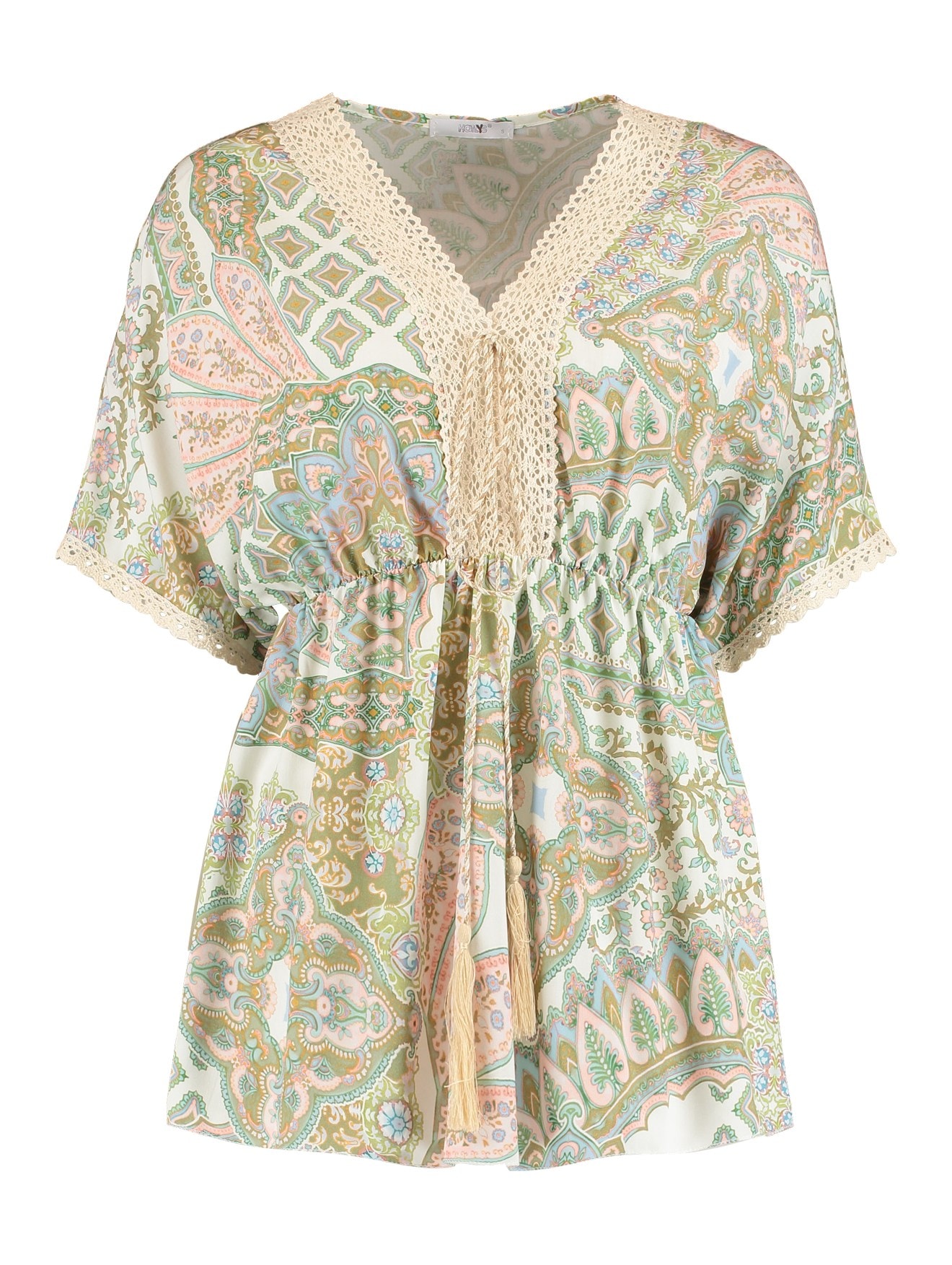 HaILY’S Blusenshirt »SS V TP Si44ona«, sommerlich bunter Print
