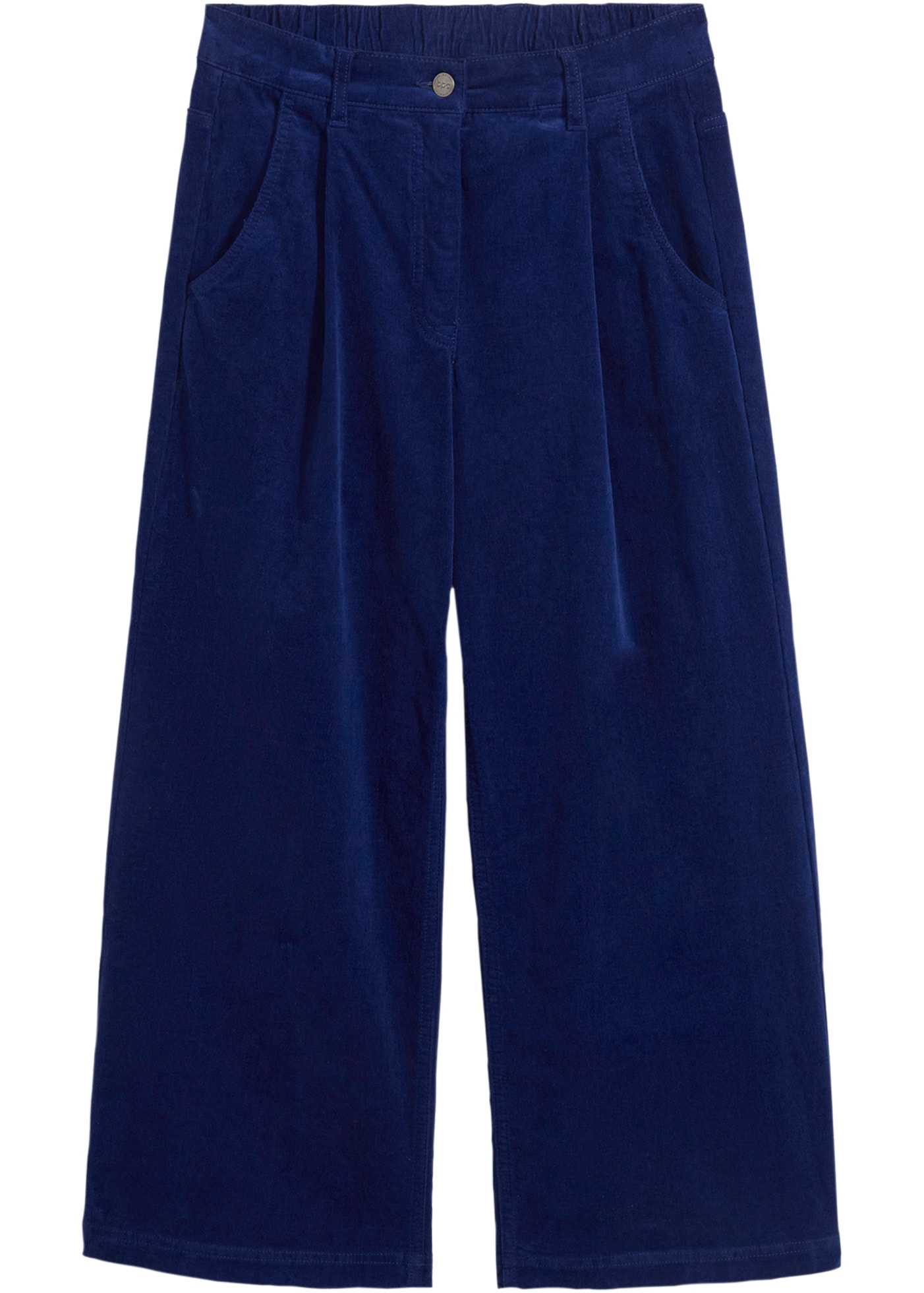 bonprix Cordhose »Weite Stretchcord-Culotte mit High-Waist-Bequembund, 7/8-Länge«  Culotte aus Stretchcord, lockere Passform, hoher Bund, 7/8-Länge