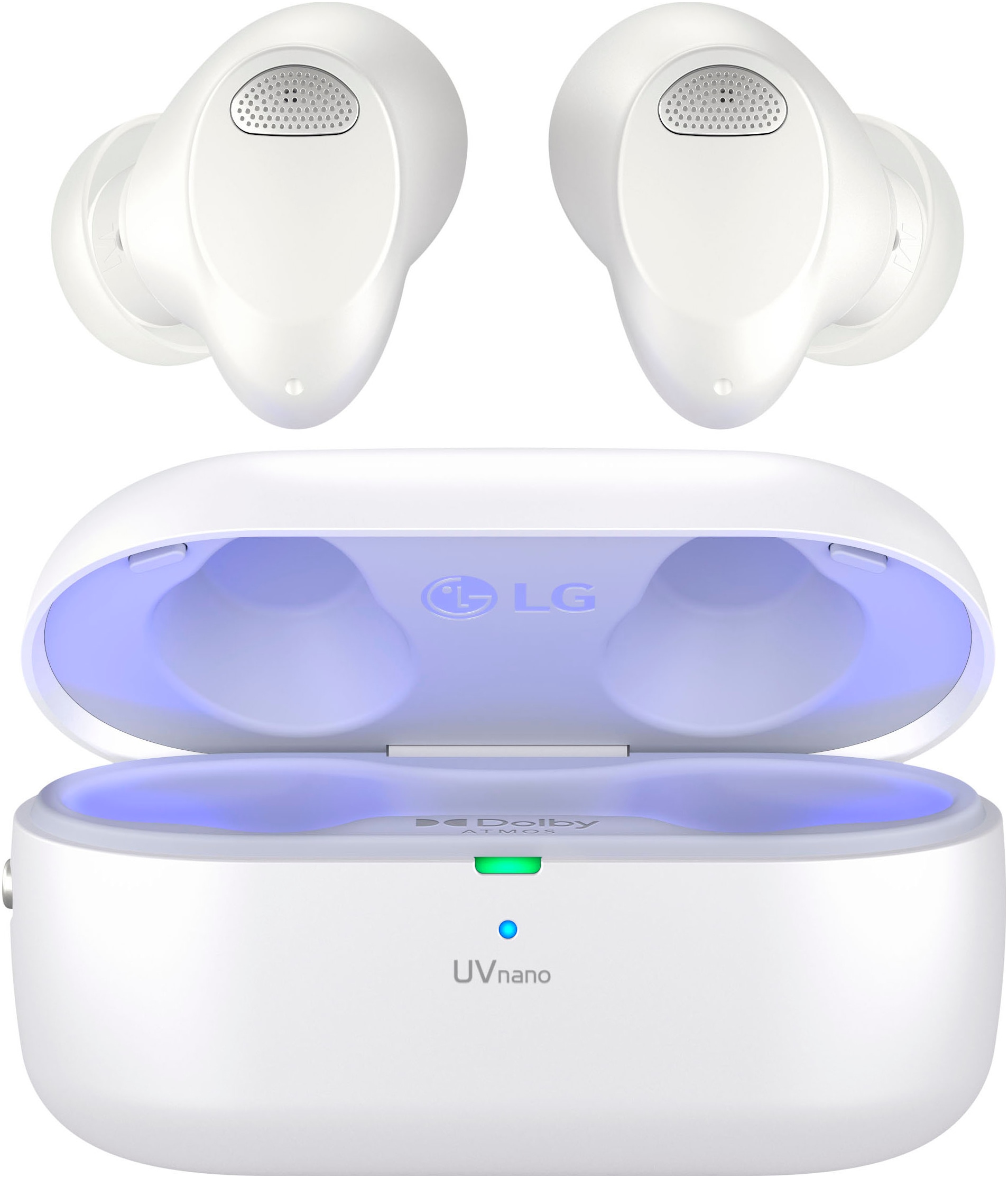 LG wireless In-Ear-Kopfhörer »TONE Free T90S«, Bluetooth-aptX Bluetooth, Active Noise Cancelling (ANC)-LED Ladestandsanzeige-UV-Reinigung-kompatibel mit Siri