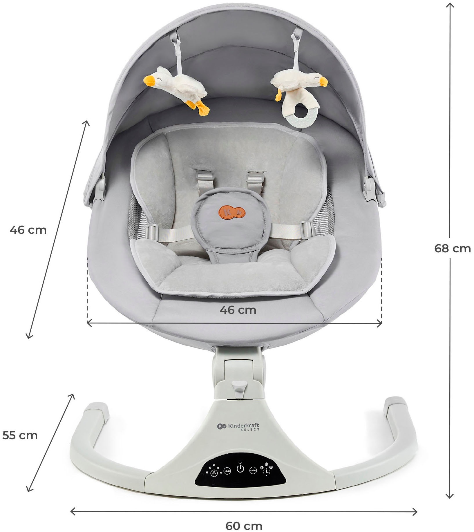 Kinderkraft Babywippe »TULSY« mit Soundeffekt