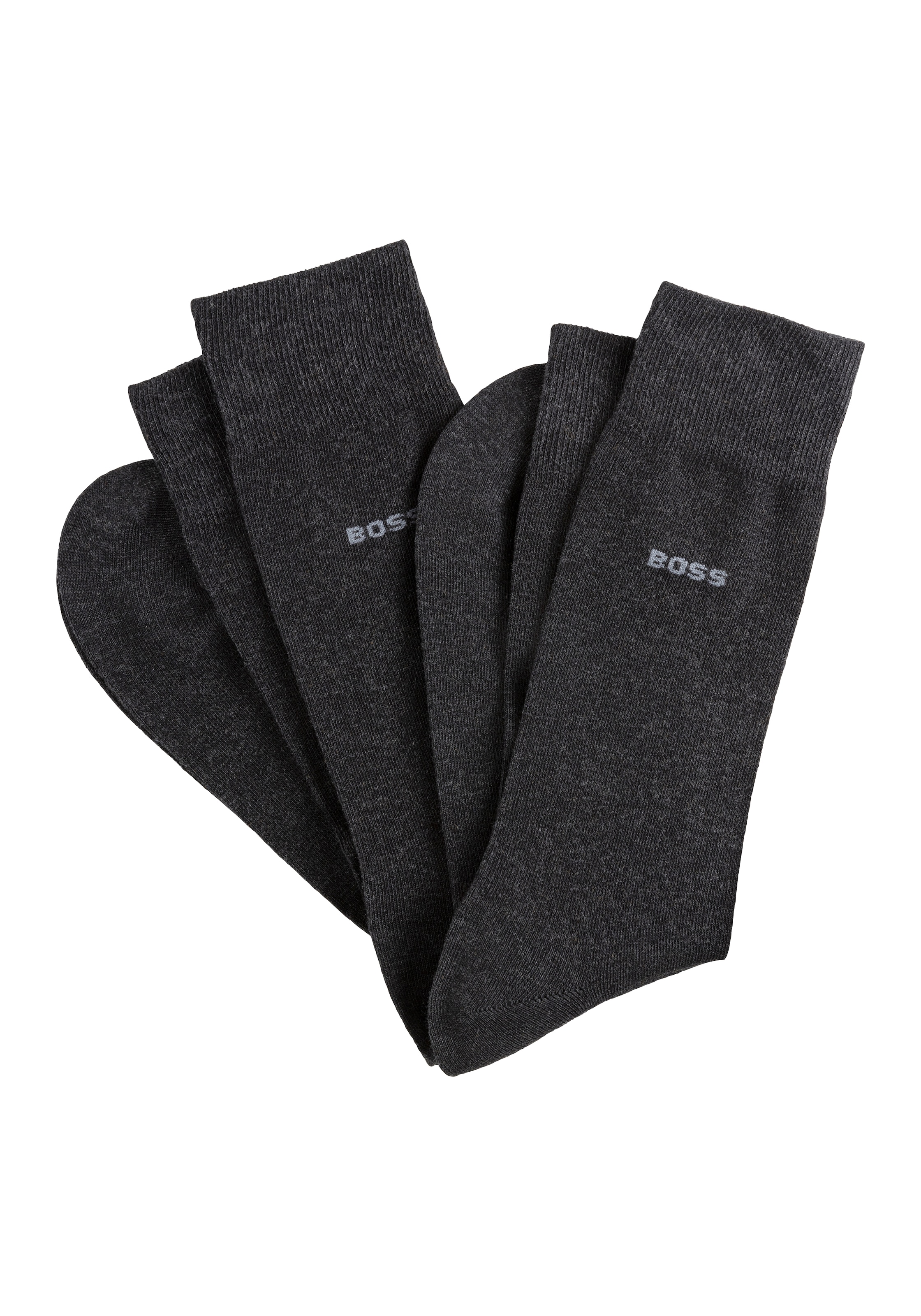 BOSS Businesssocken »2P RS Uni CC«, (Packung, 2 Paar, 2er), mit Markenlogo