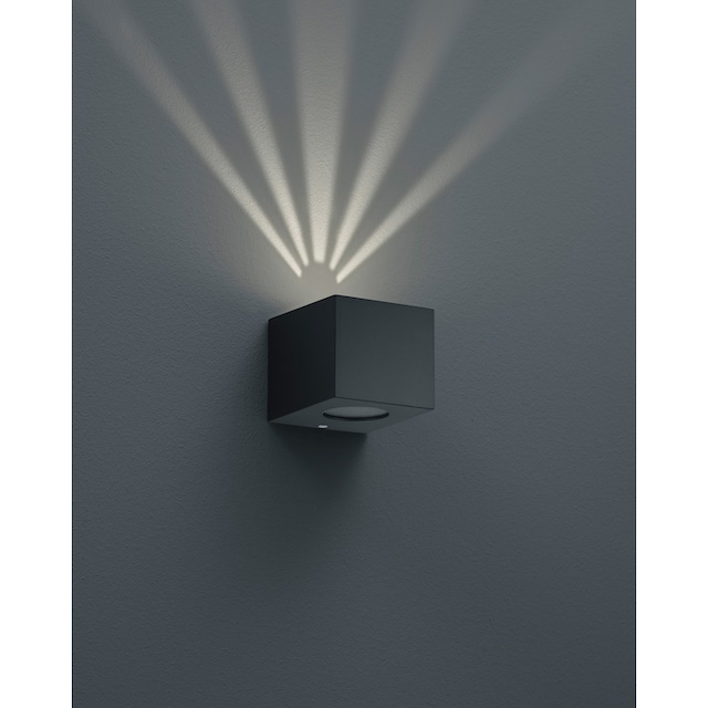 TRIO Leuchten LED Außen-Wandleuchte »Cordoba«, 2 flammig-flammig, Schwarz  matt, Up and down Beleuchtung, IP44, warmweiß 3000 Kelvin online bestellen