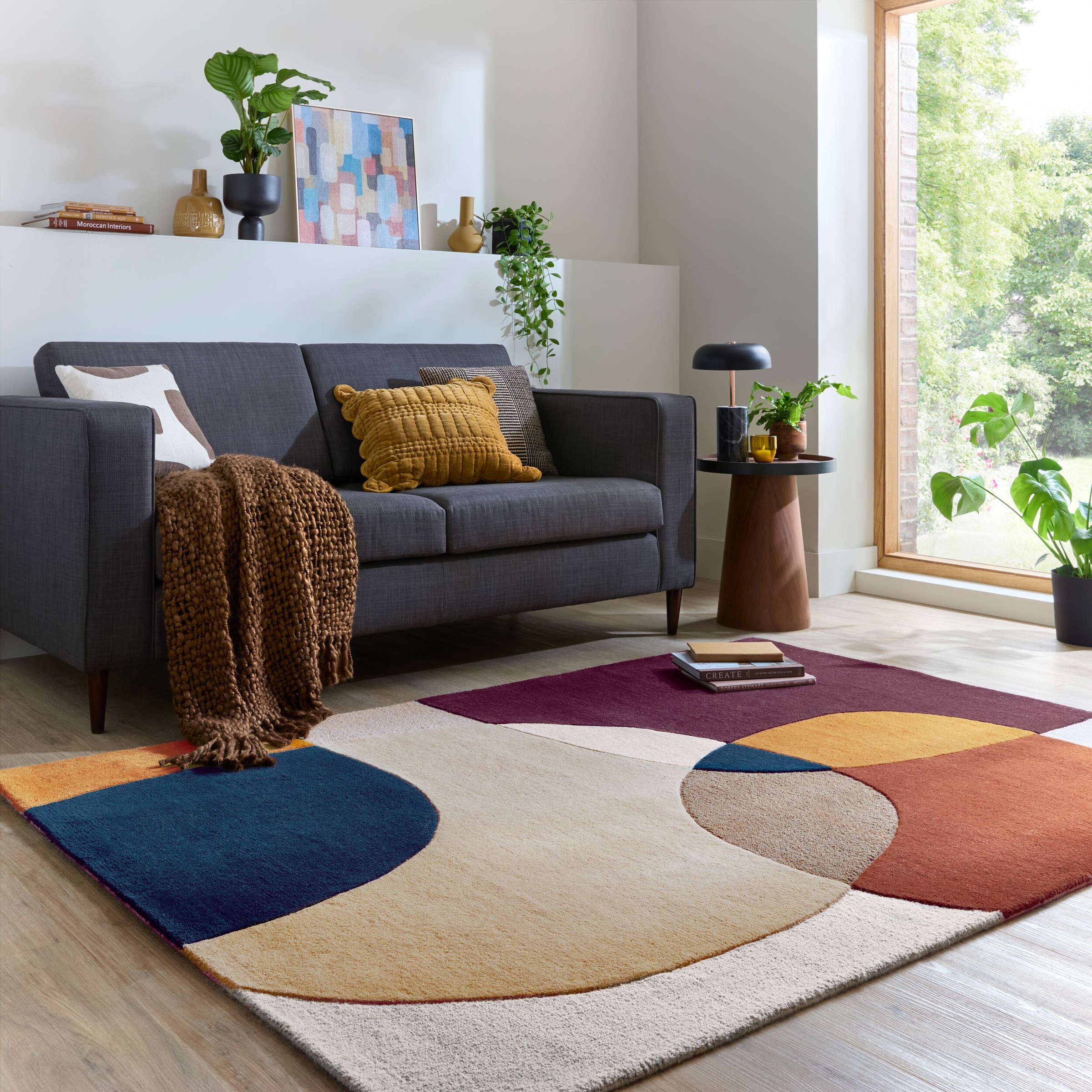 FLAIR RUGS Wollteppich »Glow, gemustert & modern« rechteckig 8 mm Höhe fußb günstig online kaufen