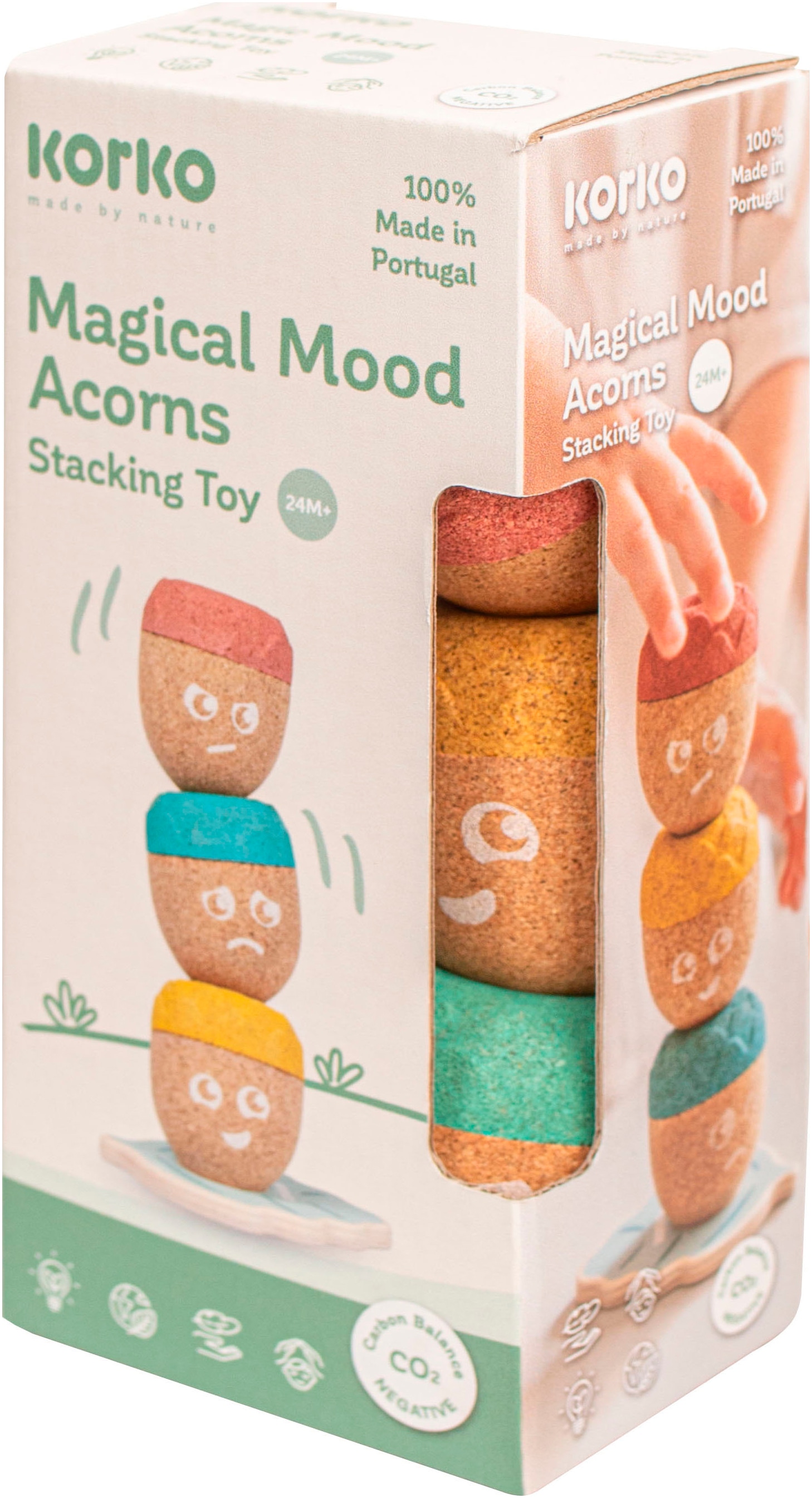 KORKO Stapelspielzeug »Magical Mood Acorns«, Made in Europe