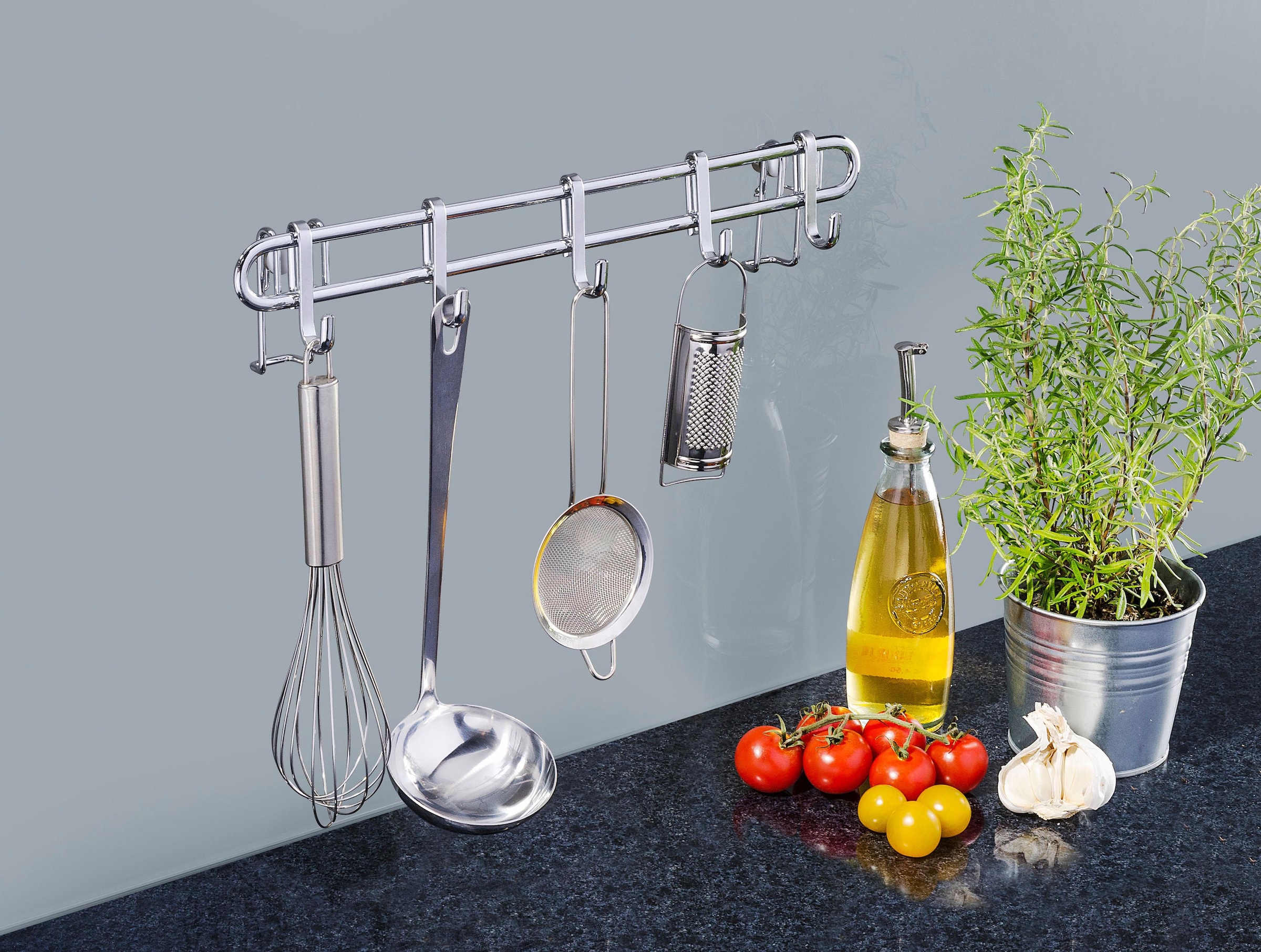 WENKO Hakenleiste »Style«, 40 cm, mit Befestigung ohne Bohren