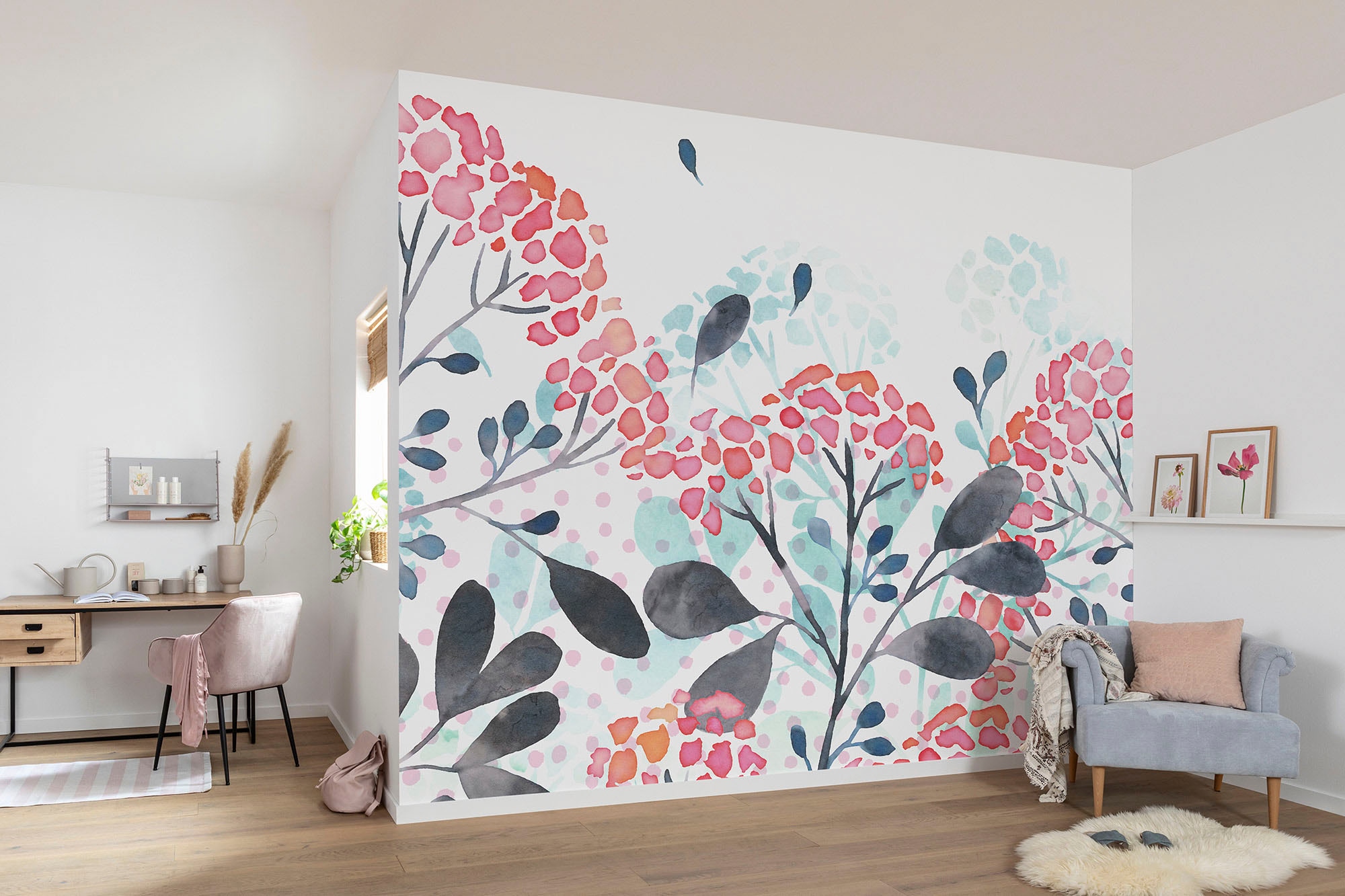 Komar Vliestapete »Digitaldruck Vlies - Summer Breath - Größe 400 x 250 cm«, bedruckt, Wohnzimmer, Schlafzimmer