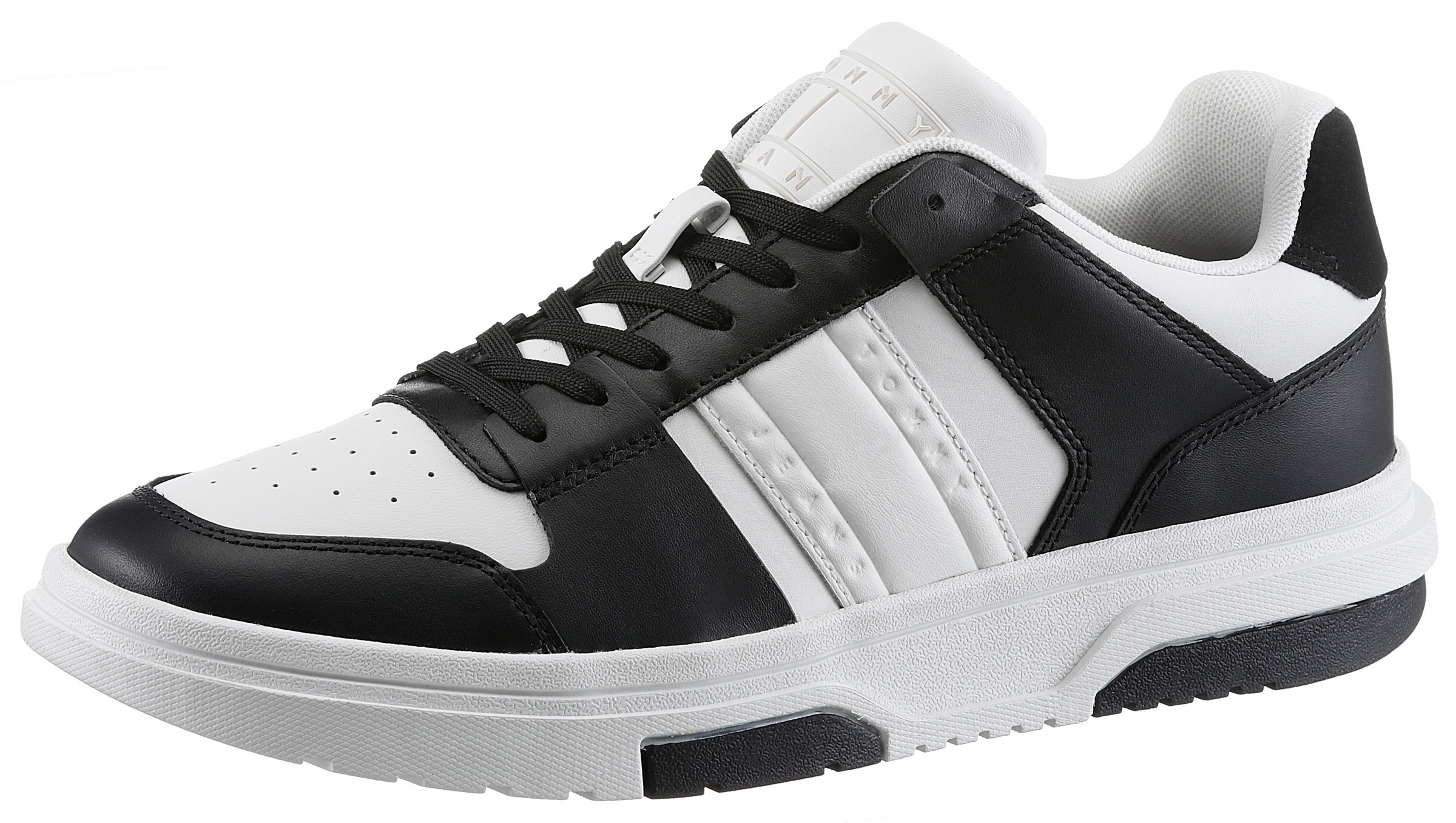 Sneaker „TJM LEATHER CUPSOLE 2.0“, im Kontrast-Look, Gr. 44, schwarz-ecru