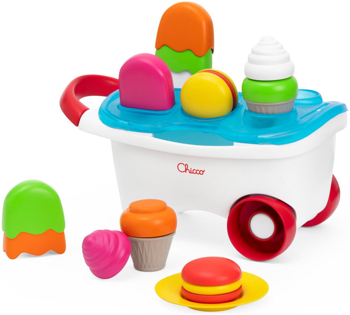 Chicco Steckspielzeug »Eiswagen zum Sortieren«