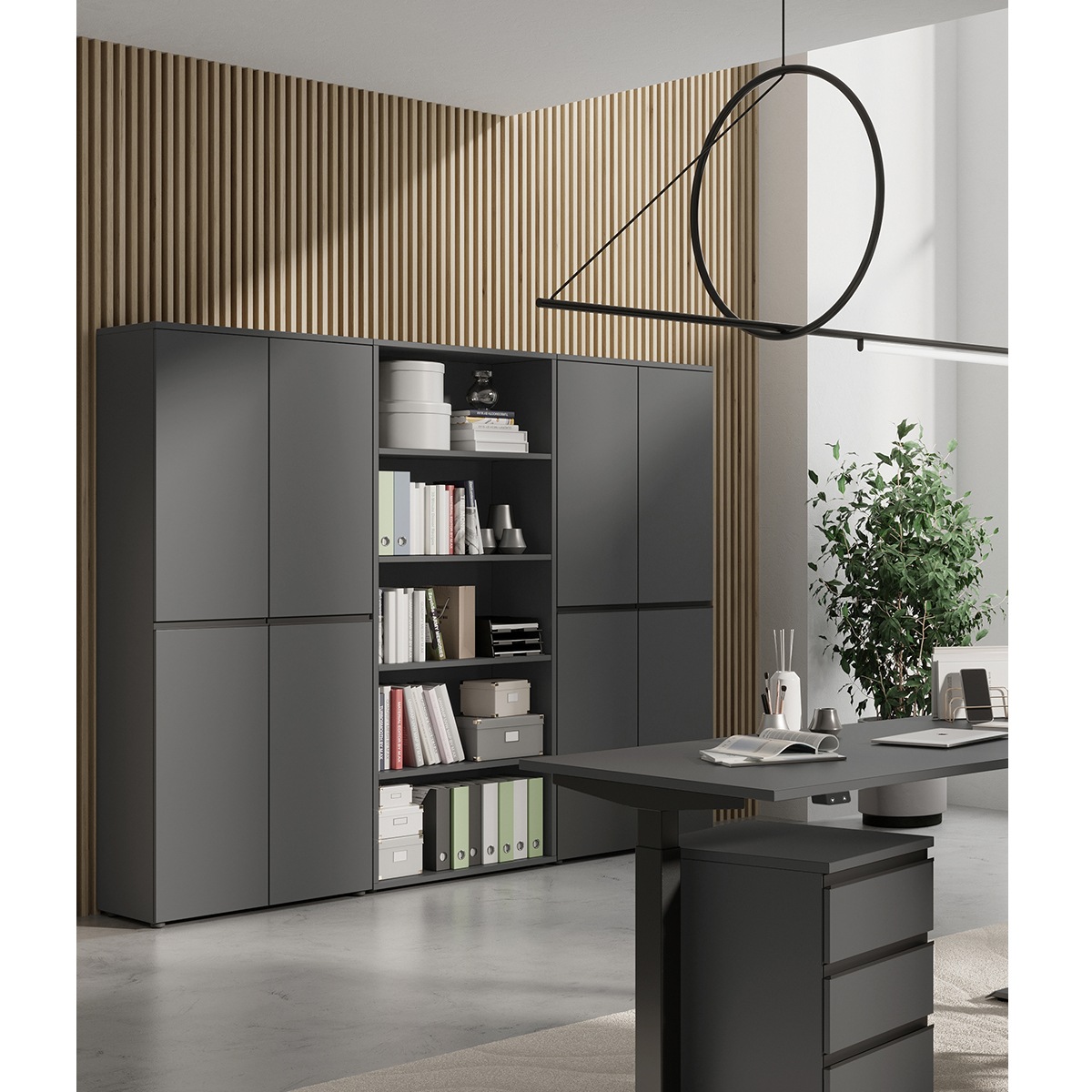 GERMANIA Büromöbel-Set »Lemont« 3 Stk. tlg. Set bestehend aus 2 Aktenschrän günstig online kaufen