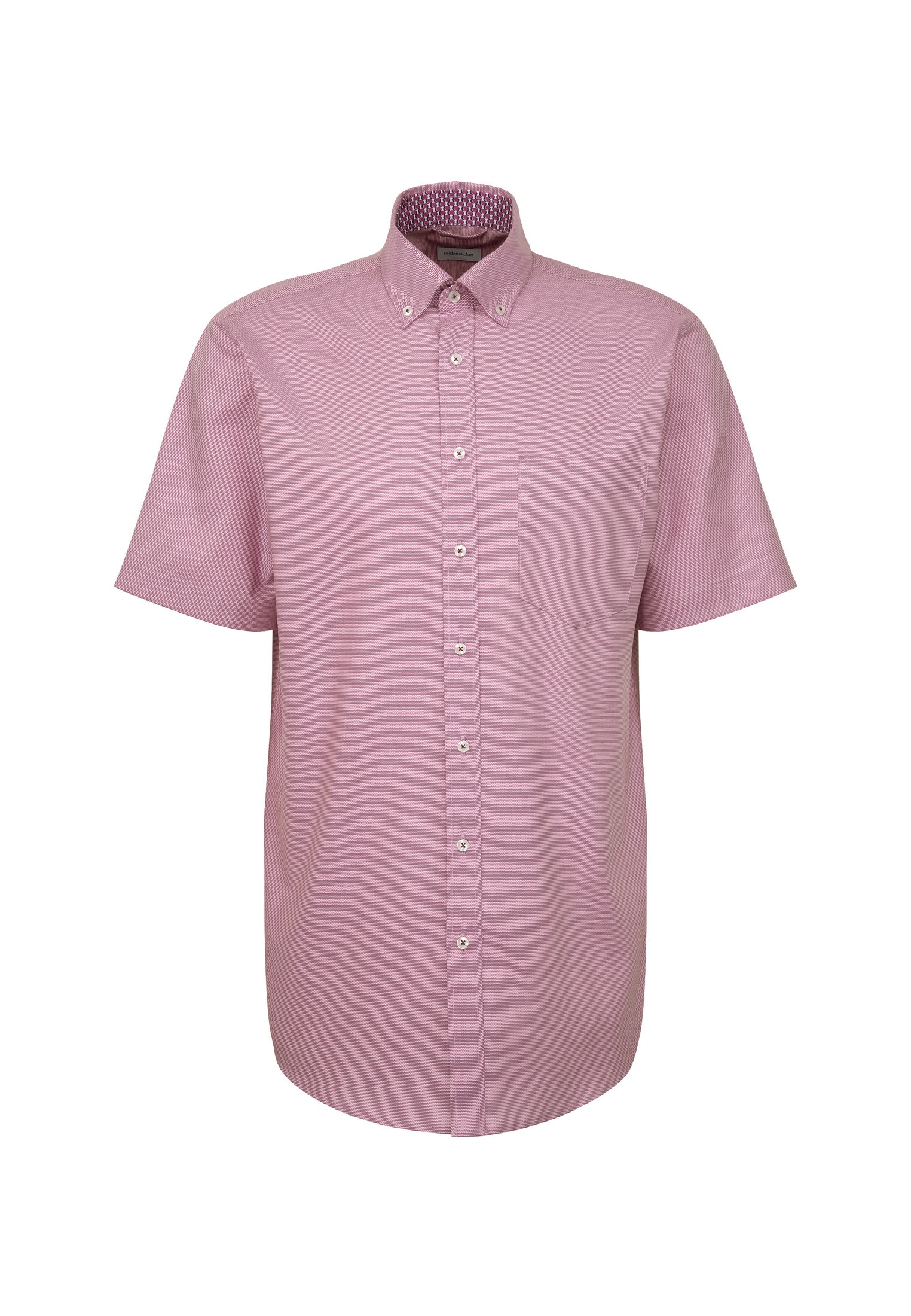 seidensticker Businesshemd »Regular« Regular 1/2 Button-Down-Kragen Struktur